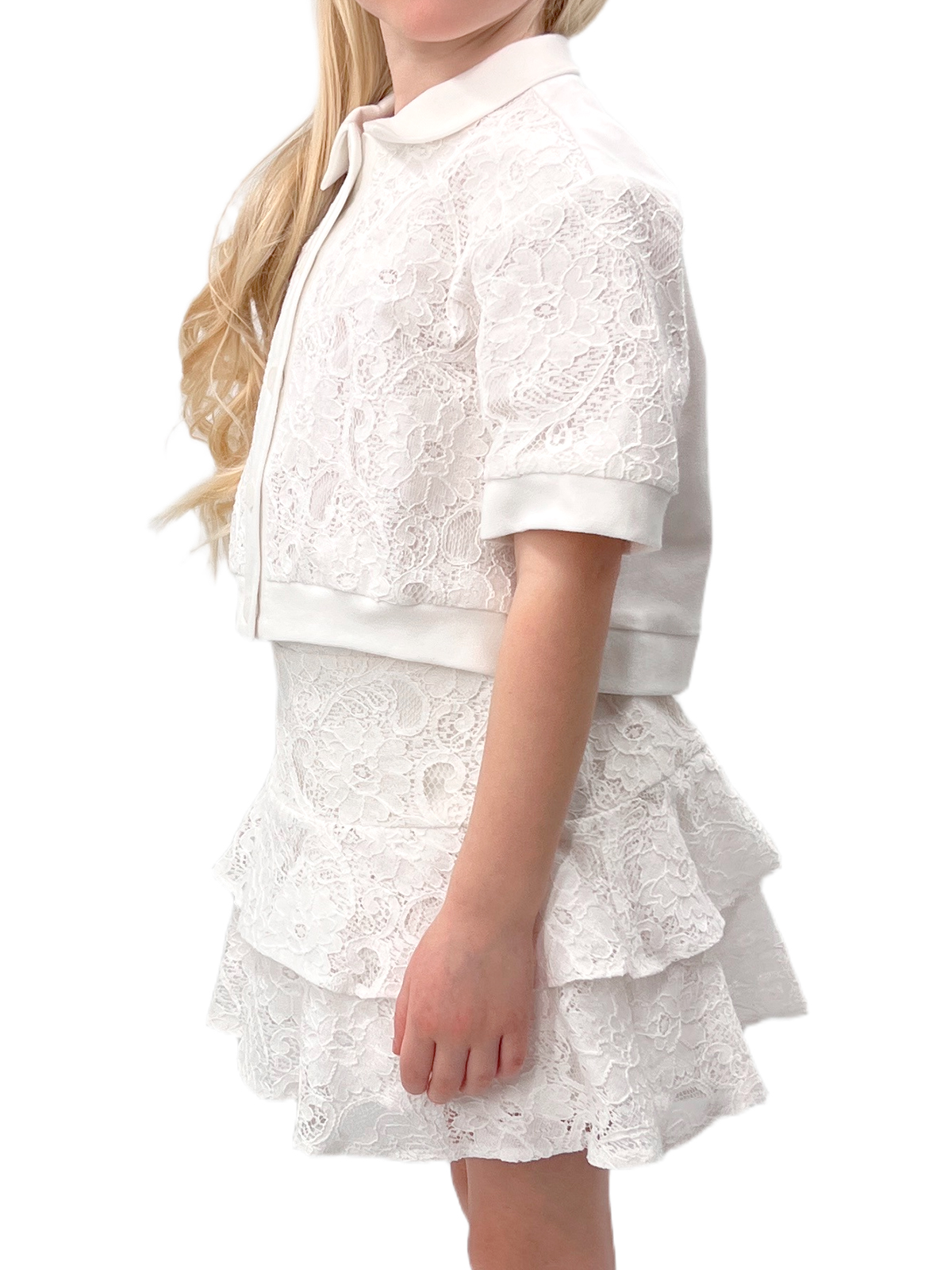 Ком.:блуз.,юб.-шор. для девочки О57223 | Детская одежда оптом от производителя купить в Москве и по России ★★★  Оптовый магазин детской одежды «Карамелли»