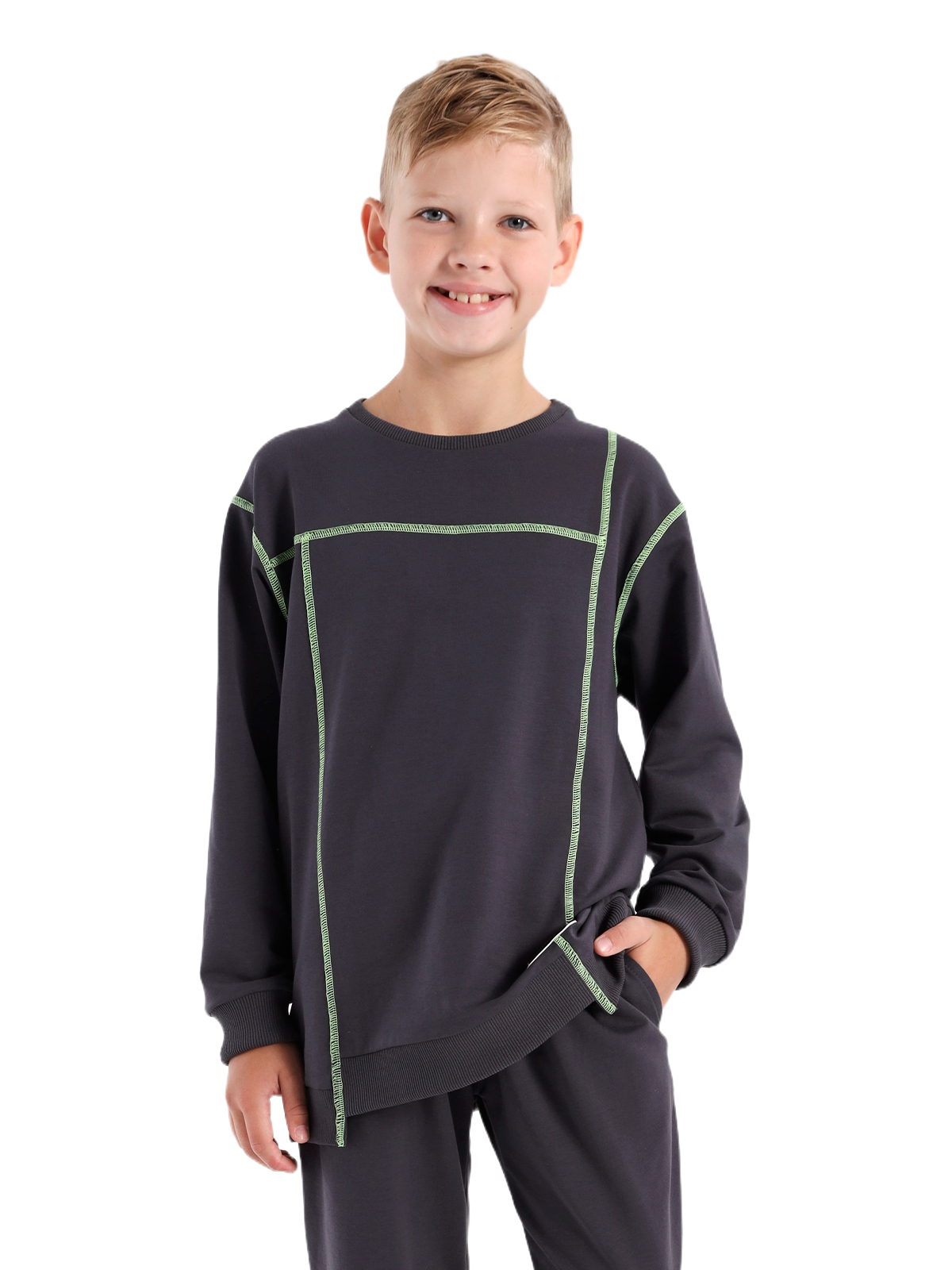 Джемпер для мальчика О47317 | Детская одежда оптом от производителя купить в Москве и по России ★★★  Оптовый магазин детской одежды «Карамелли»