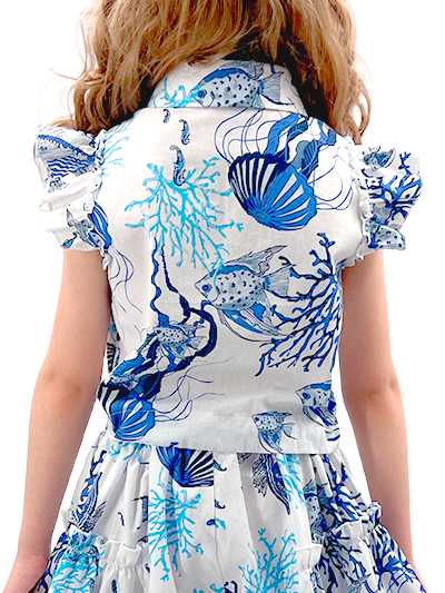 Блузка для девочки О57425 | Детская одежда оптом от производителя купить в Москве и по России ★★★  Оптовый магазин детской одежды «Карамелли»