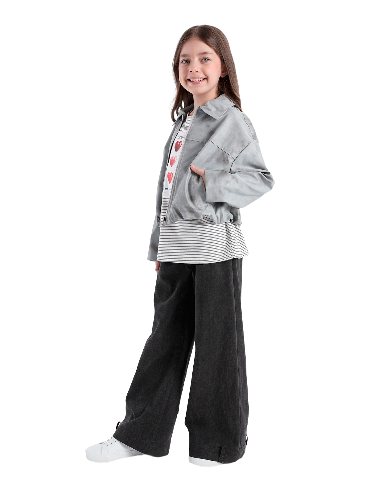 Куртка для девочки О57273 | Детская одежда оптом от производителя купить в Москве и по России ★★★  Оптовый магазин детской одежды «Карамелли»