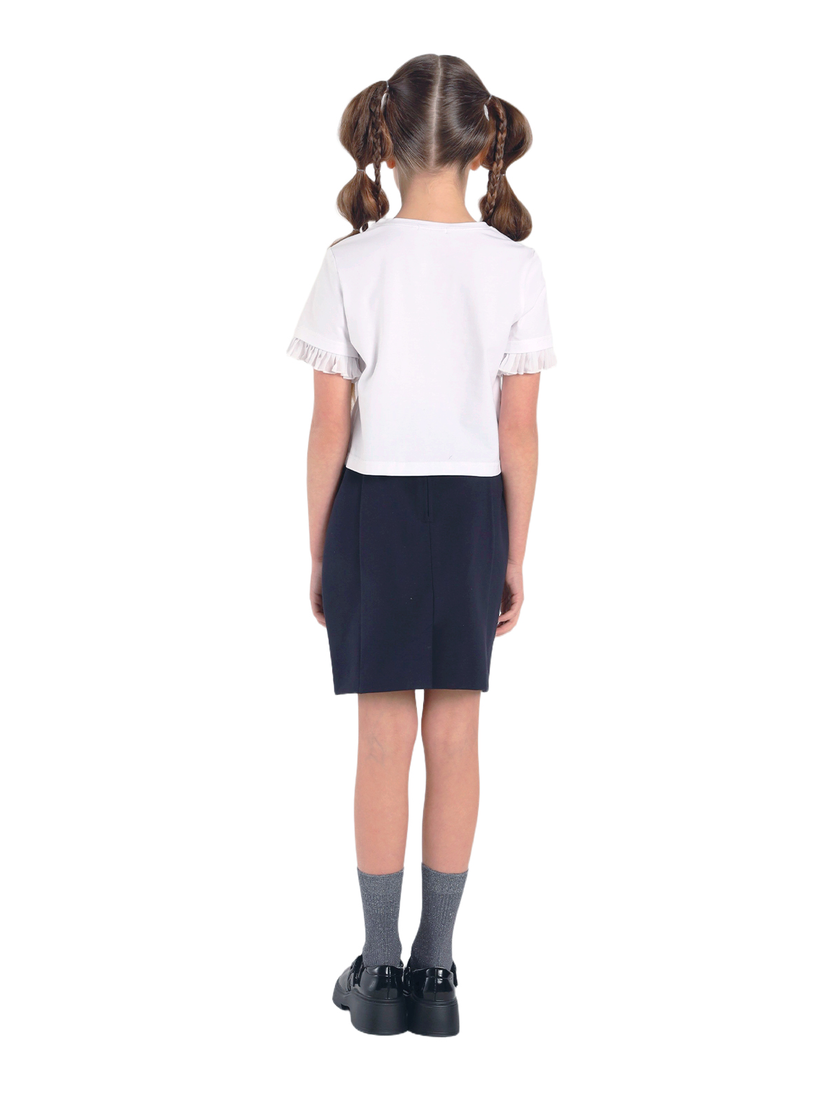 Школьный джемпер для девочки О76462 | Детская одежда оптом от производителя купить в Москве и по России ★★★  Оптовый магазин детской одежды «Карамелли»