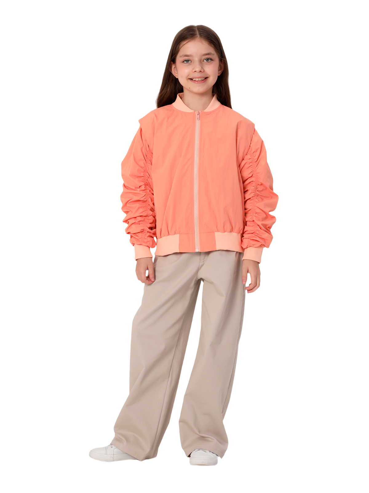 Куртка для девочки О57272 | Детская одежда оптом от производителя купить в Москве и по России ★★★  Оптовый магазин детской одежды «Карамелли»