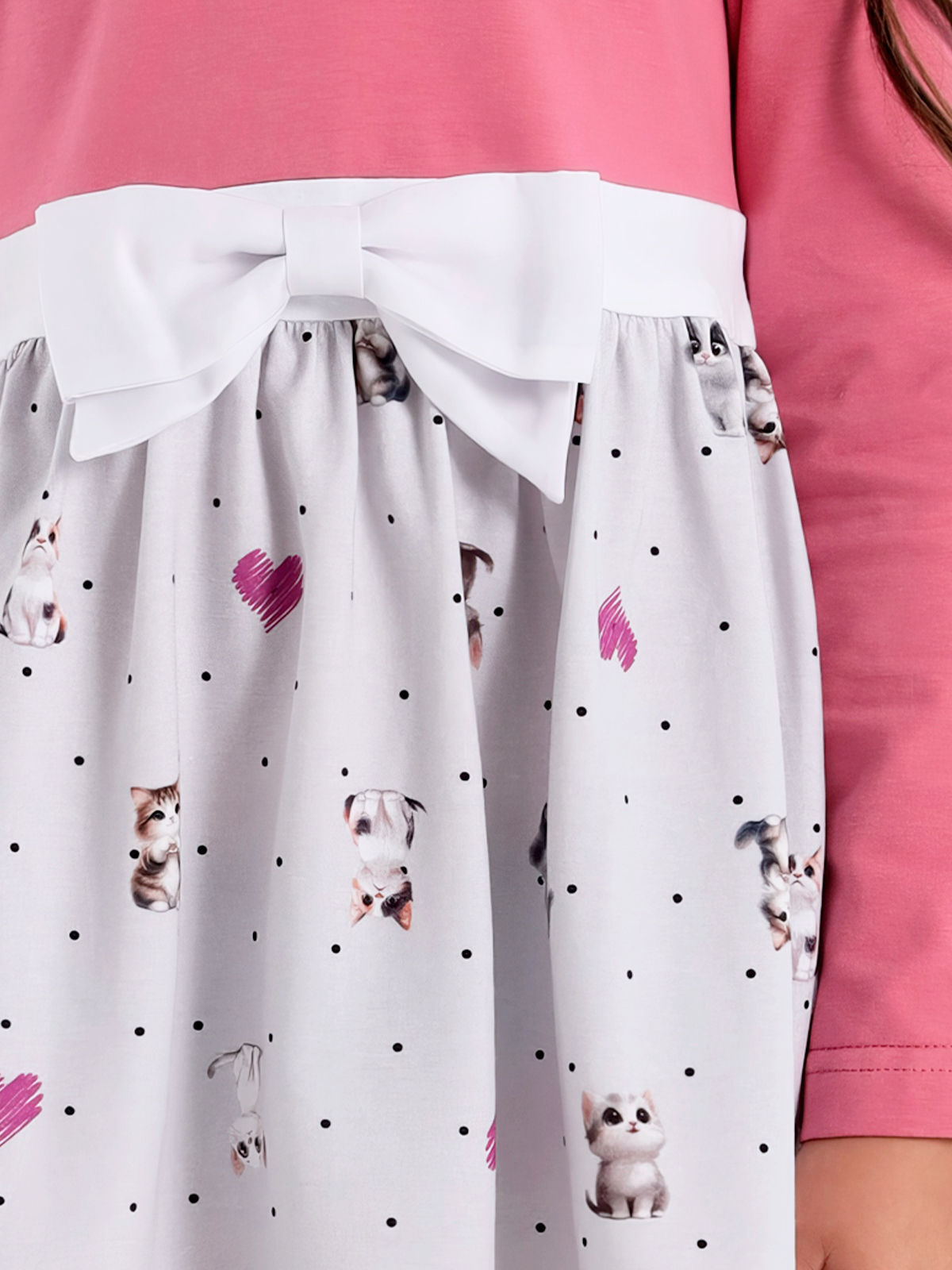 Платье для девочки О56783 | Детская одежда оптом от производителя купить в Москве и по России ★★★  Оптовый магазин детской одежды «Карамелли»