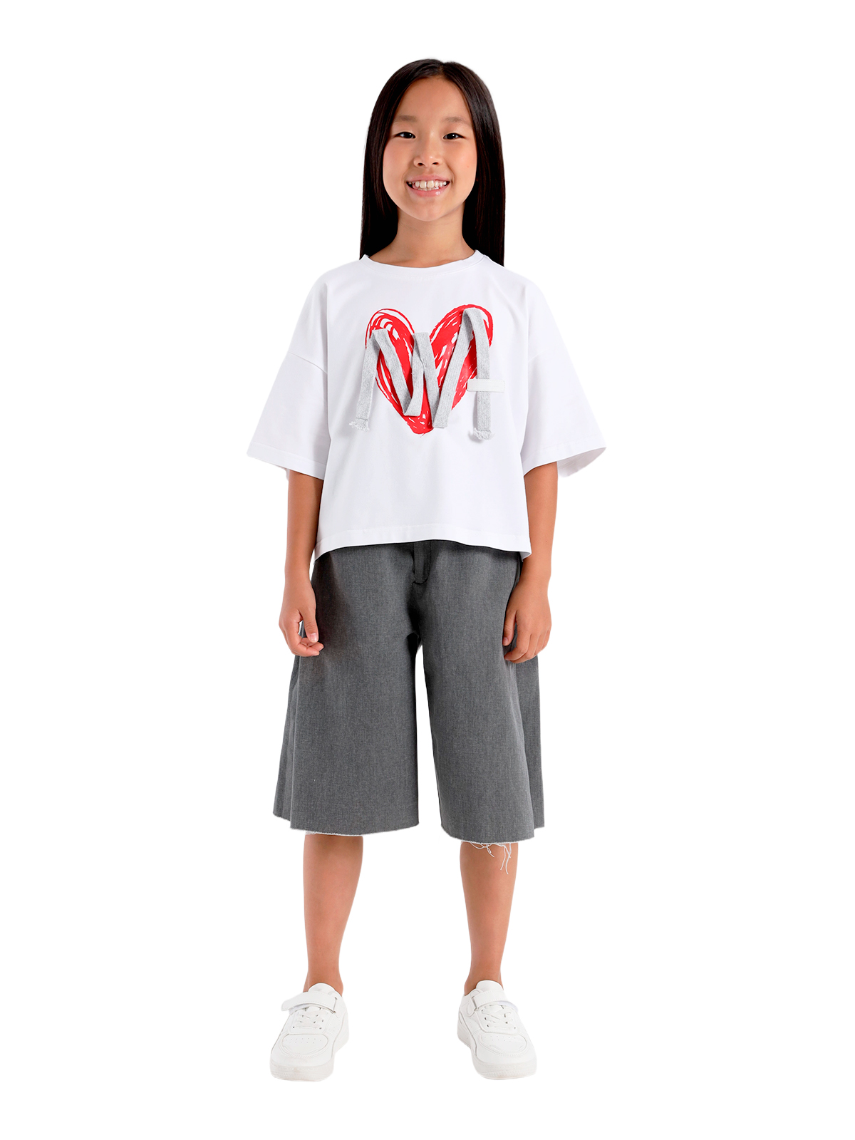 Шорты для девочки О57281 | Детская одежда оптом от производителя купить в Москве и по России ★★★  Оптовый магазин детской одежды «Карамелли»