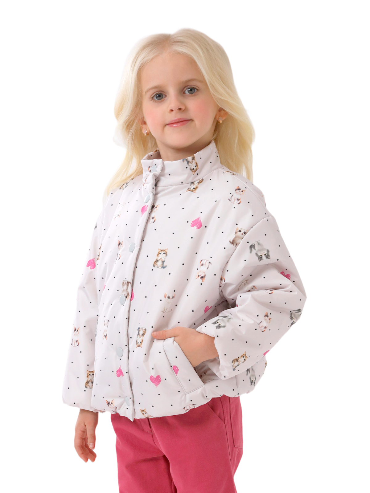 Куртка для девочки О57298 | Детская одежда оптом от производителя купить в Москве и по России ★★★  Оптовый магазин детской одежды «Карамелли»