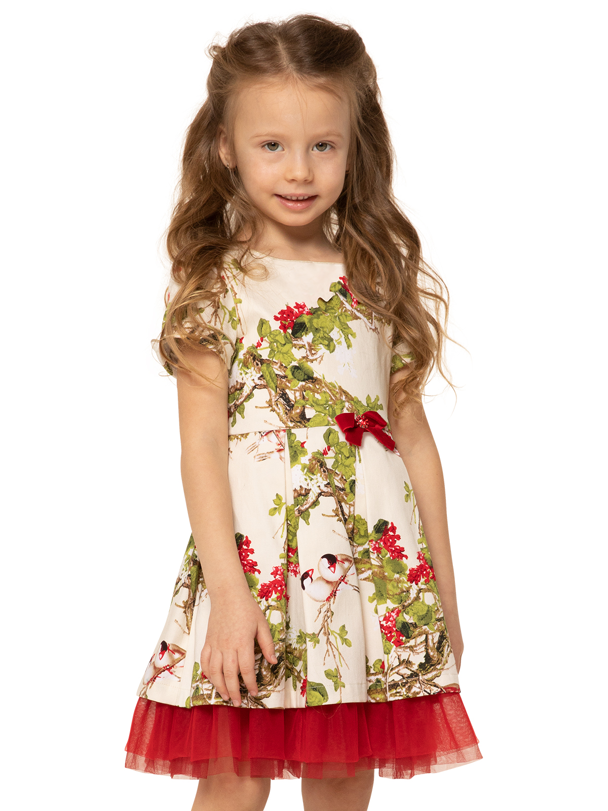 Платье для девочки О57246 | Детская одежда оптом от производителя купить в Москве и по России ★★★  Оптовый магазин детской одежды «Карамелли»