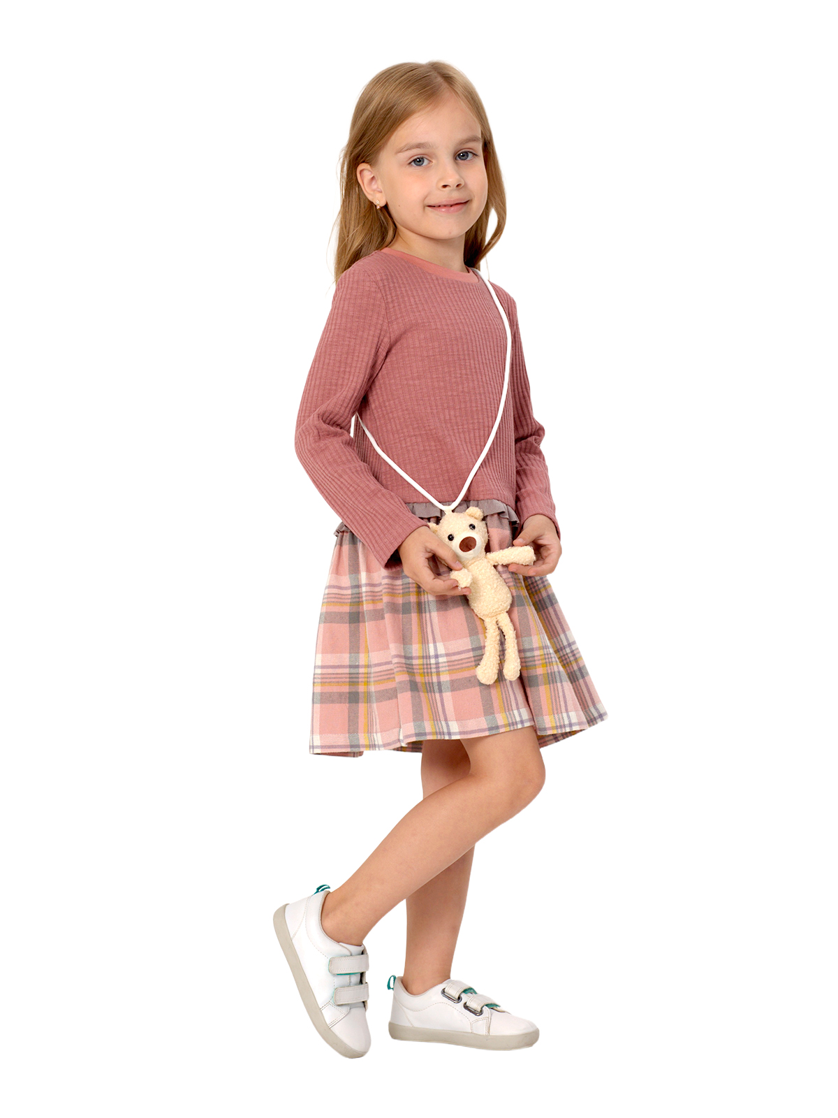 Платье для девочки О67132 | Детская одежда оптом от производителя купить в Москве и по России ★★★  Оптовый магазин детской одежды «Карамелли»