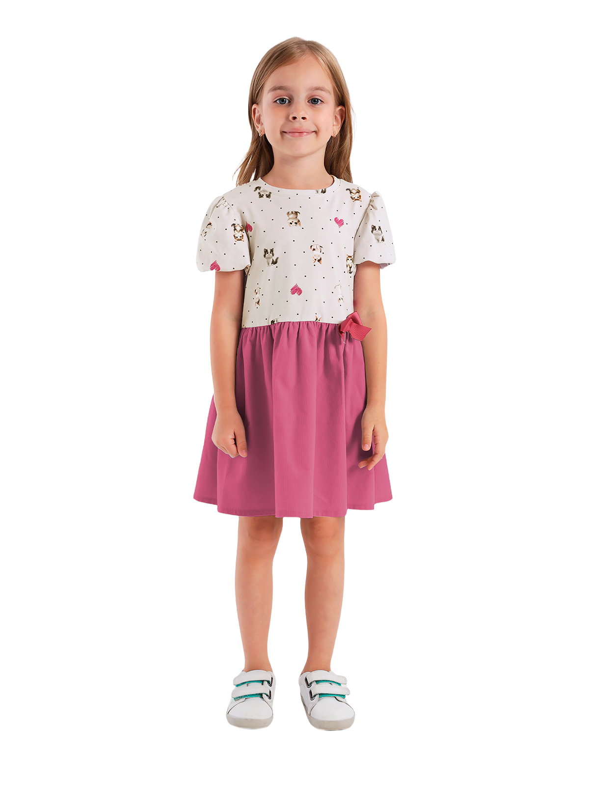Платье для девочки О57306 | Детская одежда оптом от производителя купить в Москве и по России ★★★  Оптовый магазин детской одежды «Карамелли»