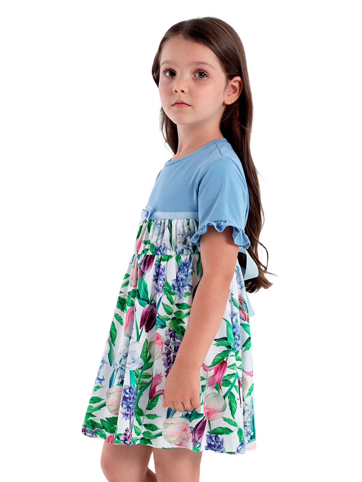 Платье для девочки О57226 | Детская одежда оптом от производителя купить в Москве и по России ★★★  Оптовый магазин детской одежды «Карамелли»