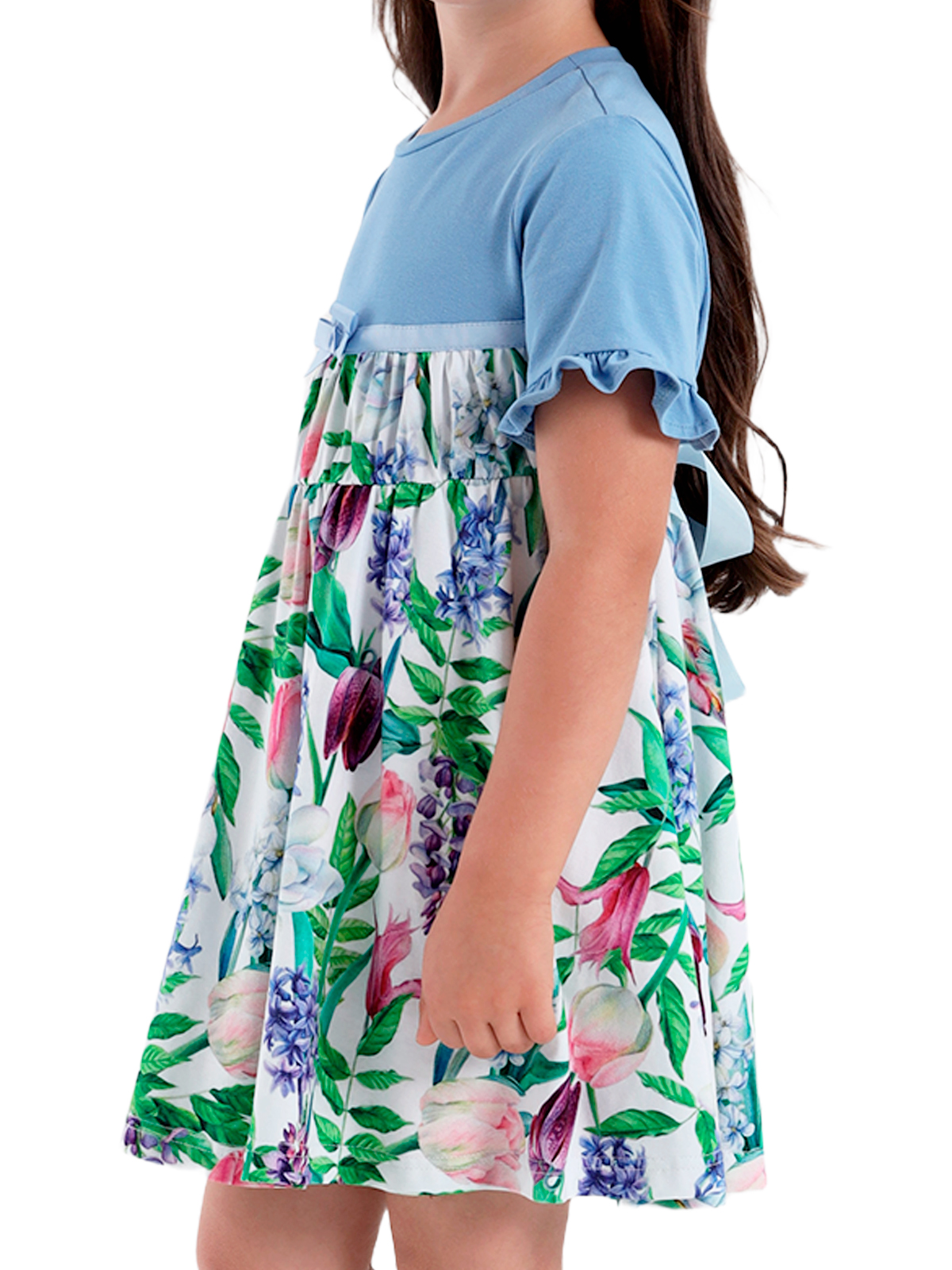 Платье для девочки О57226 | Детская одежда оптом от производителя купить в Москве и по России ★★★  Оптовый магазин детской одежды «Карамелли»