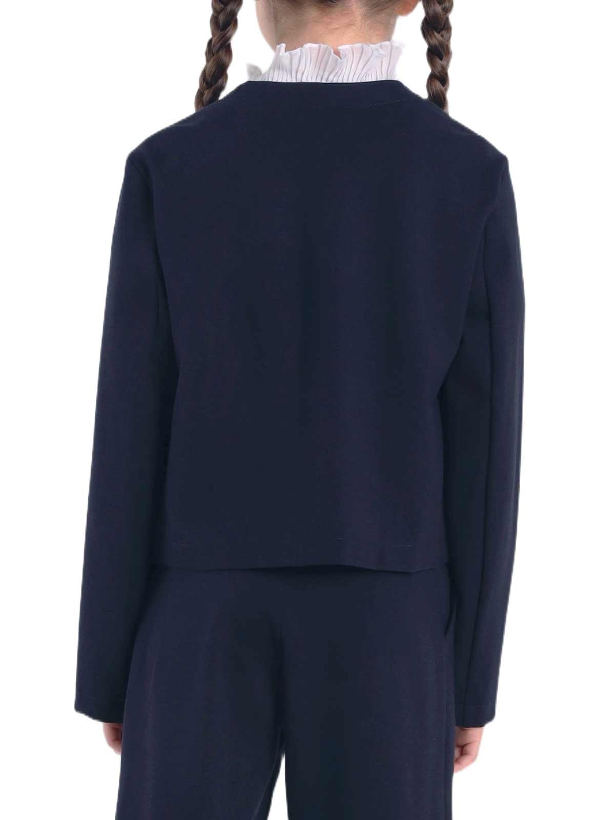 Школьный жакет для девочки О77027 | Детская одежда оптом от производителя купить в Москве и по России ★★★  Оптовый магазин детской одежды «Карамелли»