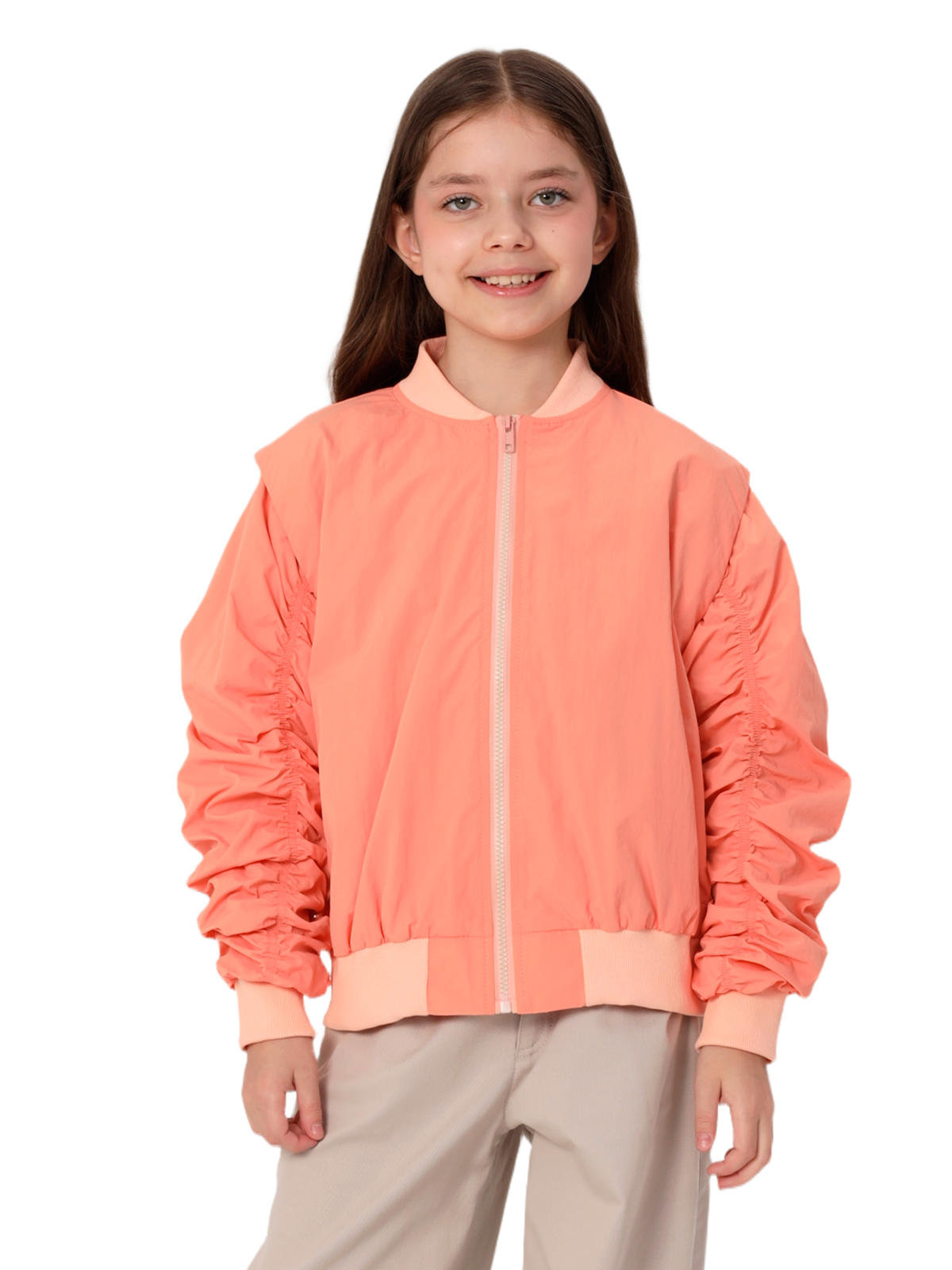 Куртка для девочки О57272 | Детская одежда оптом от производителя купить в Москве и по России ★★★  Оптовый магазин детской одежды «Карамелли»