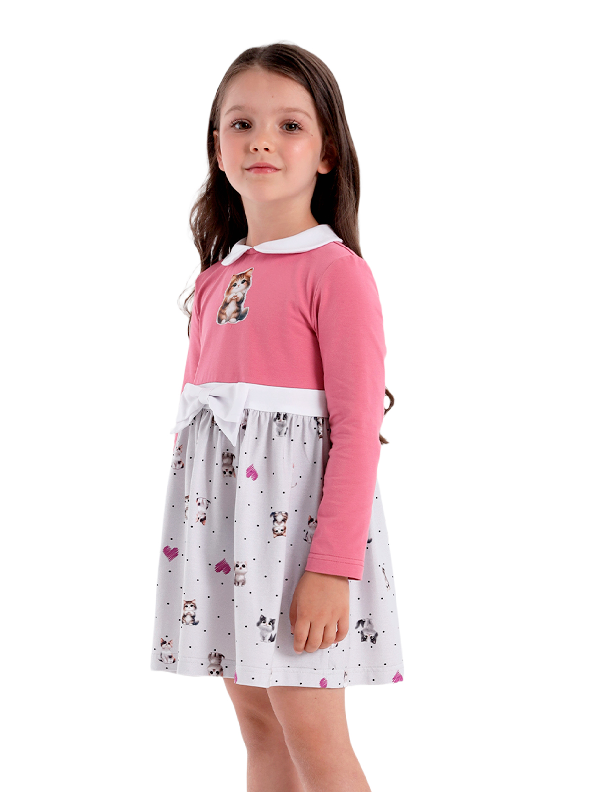 Платье для девочки О56783 | Детская одежда оптом от производителя купить в Москве и по России ★★★  Оптовый магазин детской одежды «Карамелли»