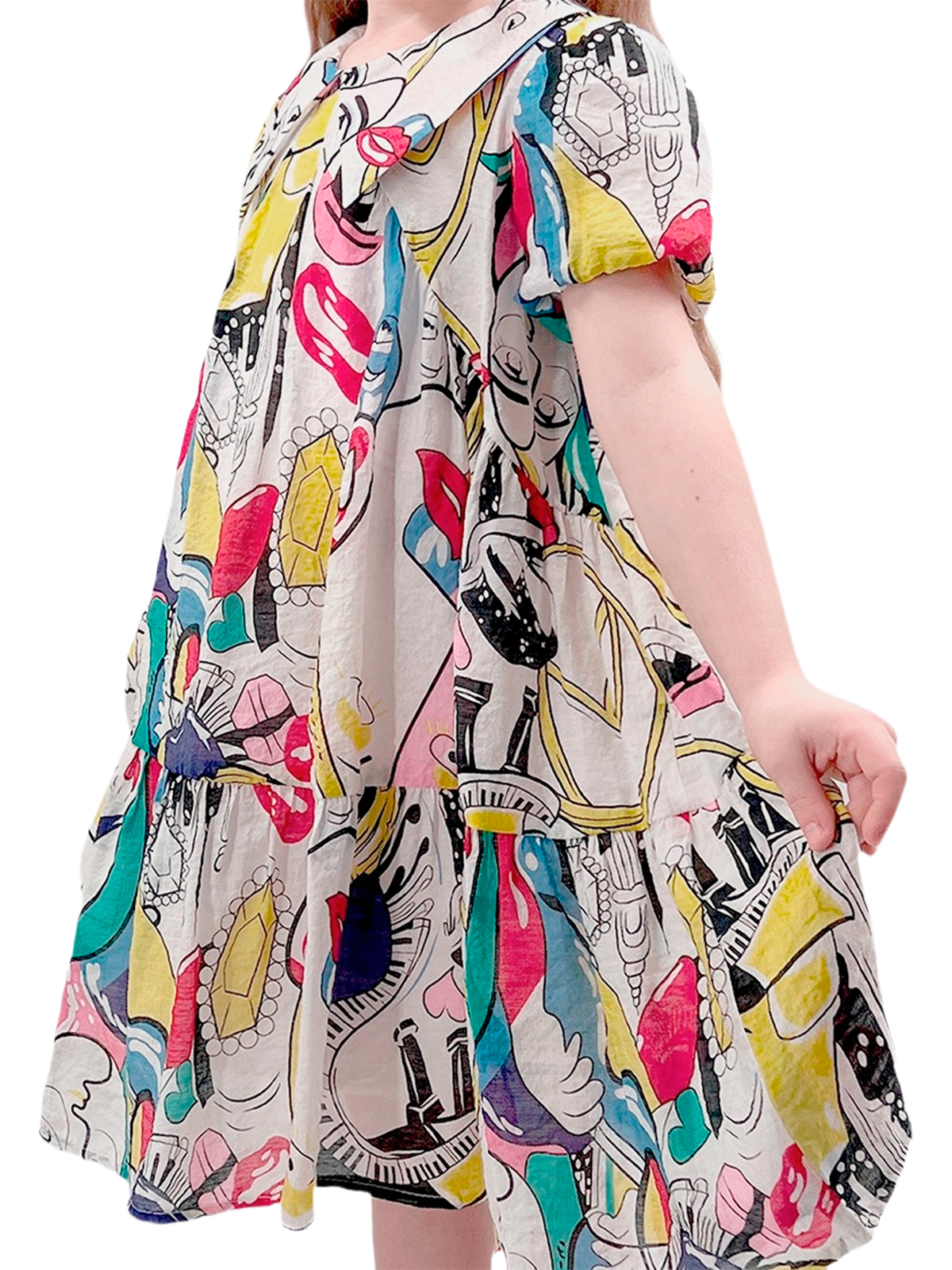 Платье для девочки О57230 | Детская одежда оптом от производителя купить в Москве и по России ★★★  Оптовый магазин детской одежды «Карамелли»