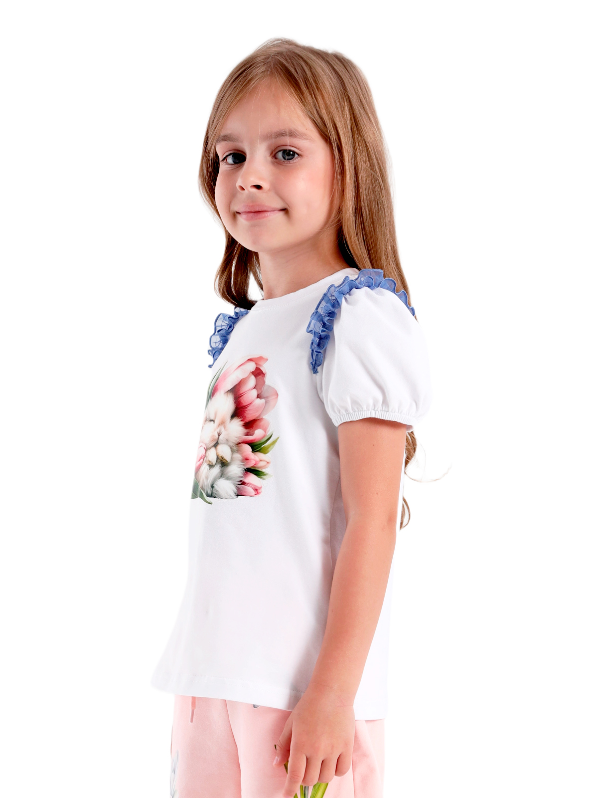 Блузка для девочки О57237 | Детская одежда оптом от производителя купить в Москве и по России ★★★  Оптовый магазин детской одежды «Карамелли»