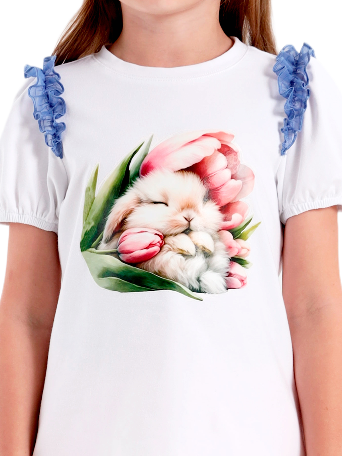 Блузка для девочки О57237 | Детская одежда оптом от производителя купить в Москве и по России ★★★  Оптовый магазин детской одежды «Карамелли»