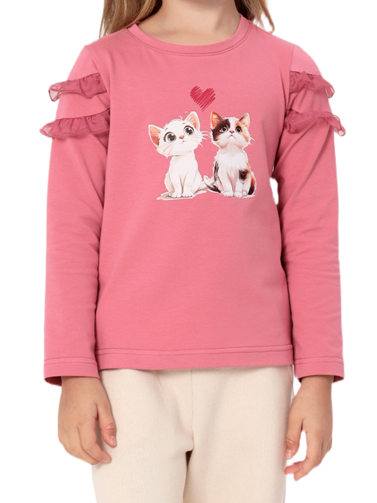 Джемпер для девочки О57307 | Детская одежда оптом от производителя купить в Москве и по России ★★★  Оптовый магазин детской одежды «Карамелли»