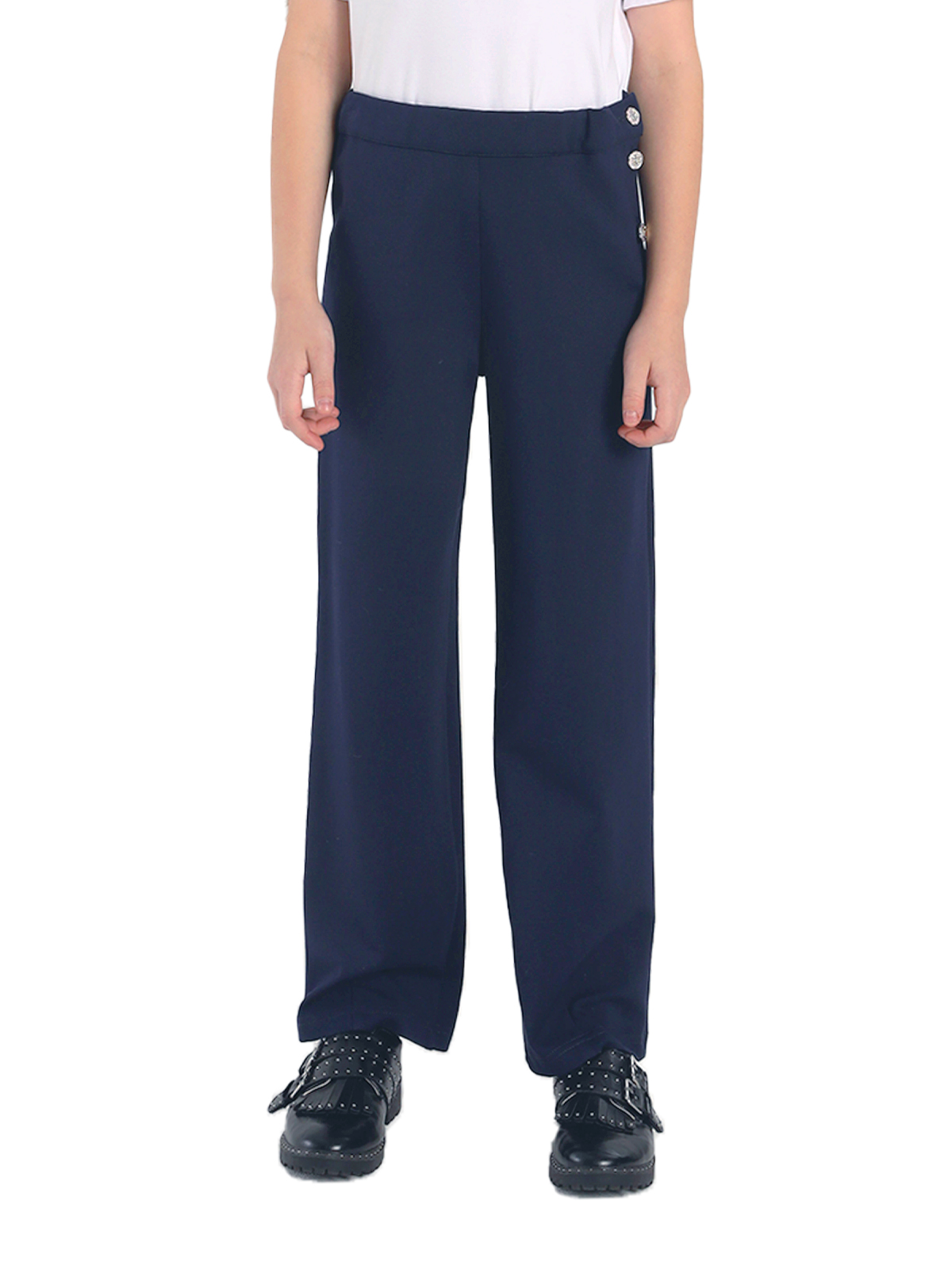 Школьные брюки для девочки О77046 | Детская одежда оптом от производителя купить в Москве и по России ★★★  Оптовый магазин детской одежды «Карамелли»