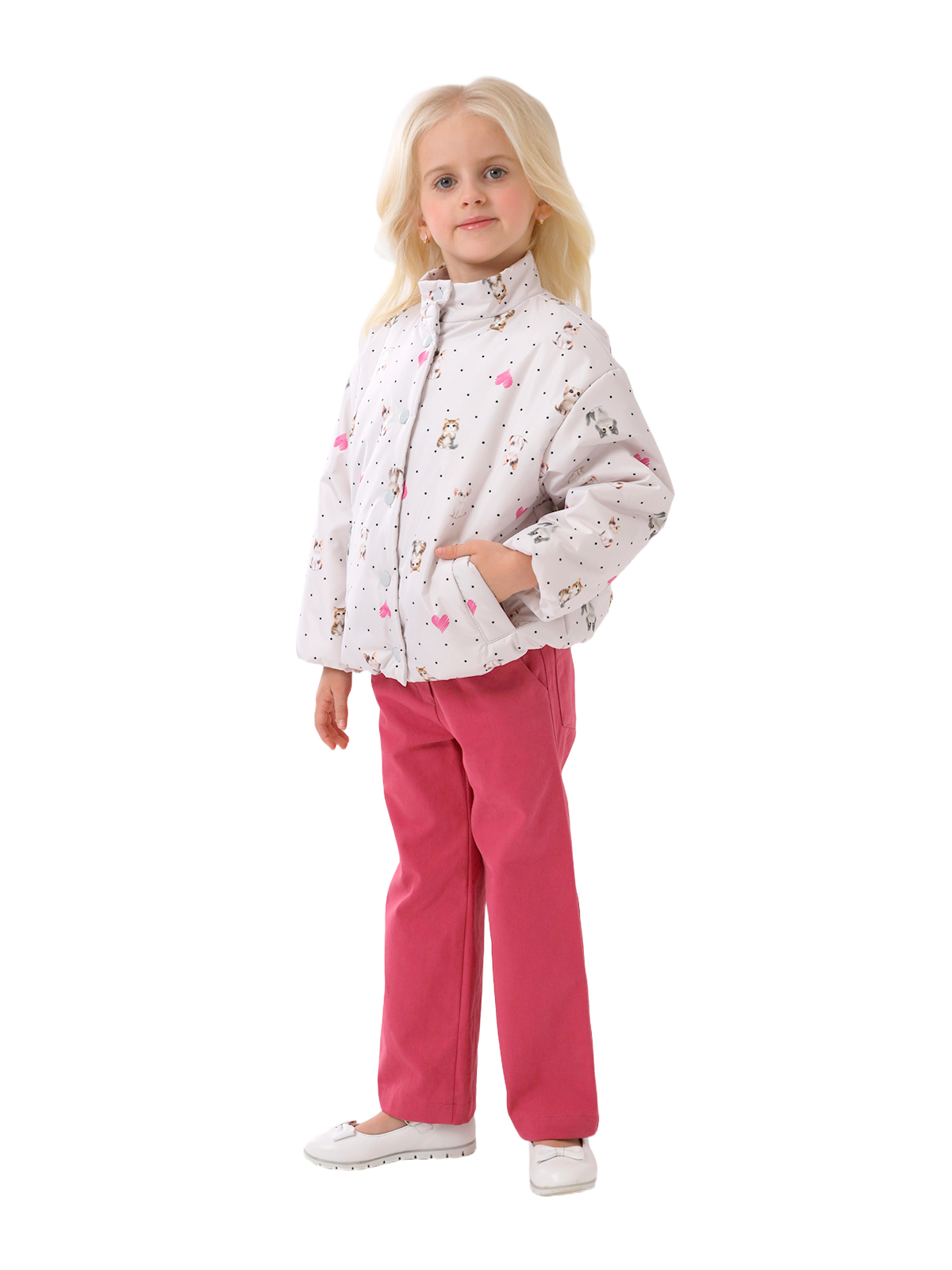 Куртка для девочки О57298 | Детская одежда оптом от производителя купить в Москве и по России ★★★  Оптовый магазин детской одежды «Карамелли»