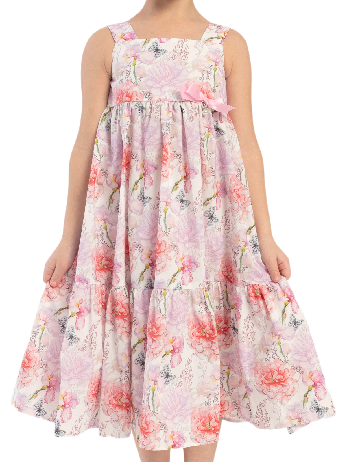 Сарафан для девочки О57397 | Детская одежда оптом от производителя купить в Москве и по России ★★★  Оптовый магазин детской одежды «Карамелли»