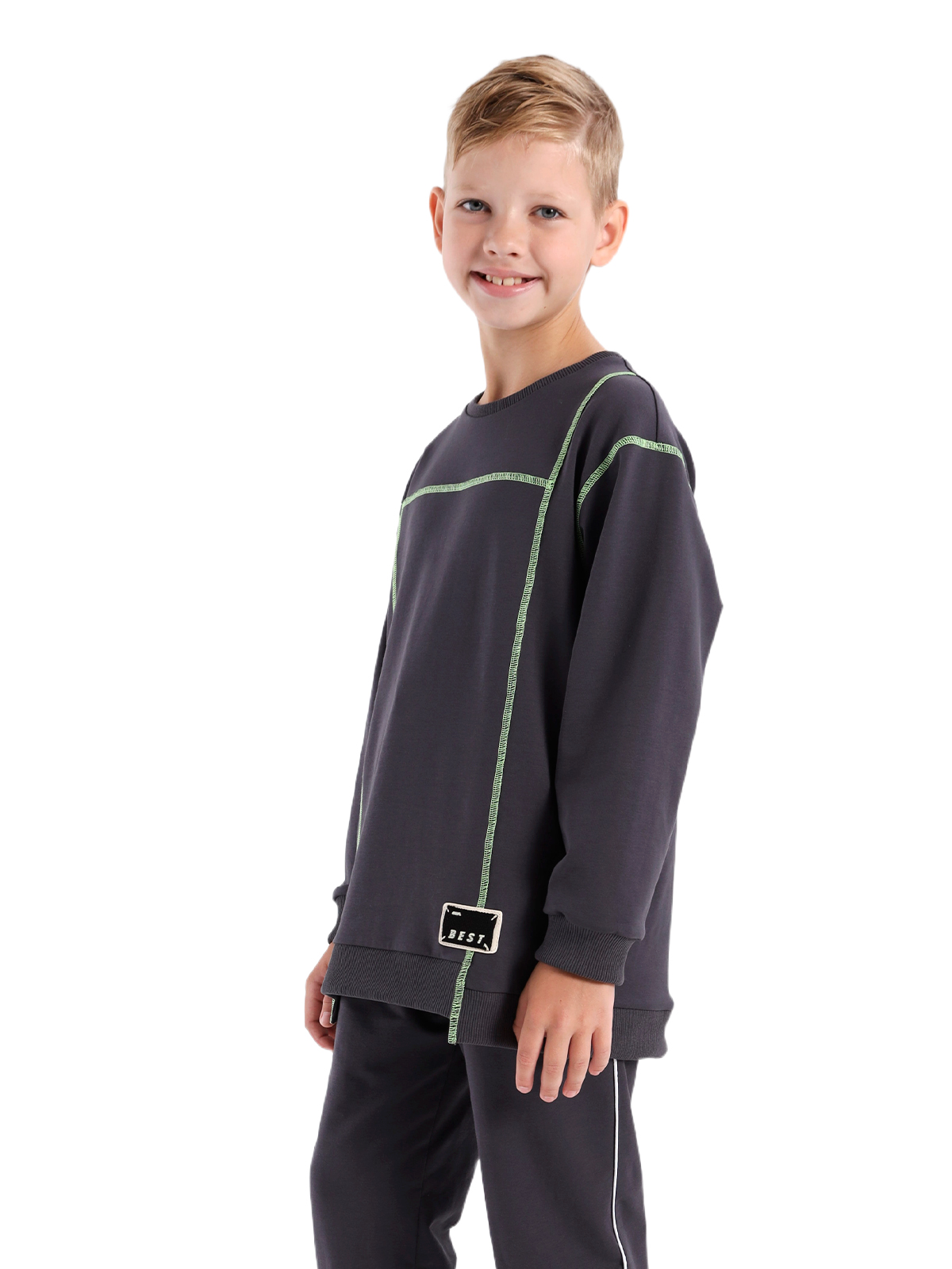 Джемпер для мальчика О47317 | Детская одежда оптом от производителя купить в Москве и по России ★★★  Оптовый магазин детской одежды «Карамелли»