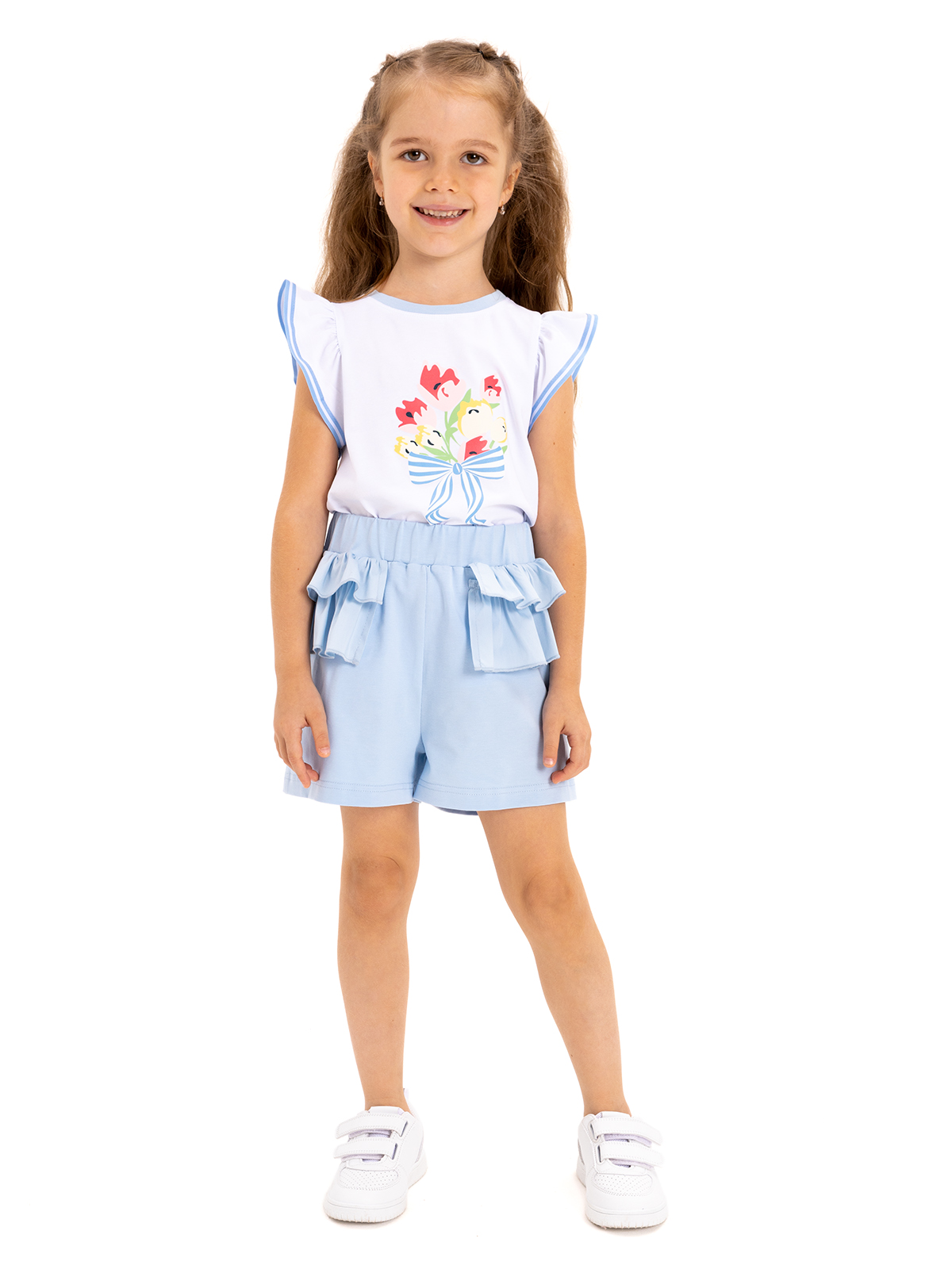 Джемпер для девочки О55961 | Детская одежда оптом от производителя купить в Москве и по России ★★★  Оптовый магазин детской одежды «Карамелли»