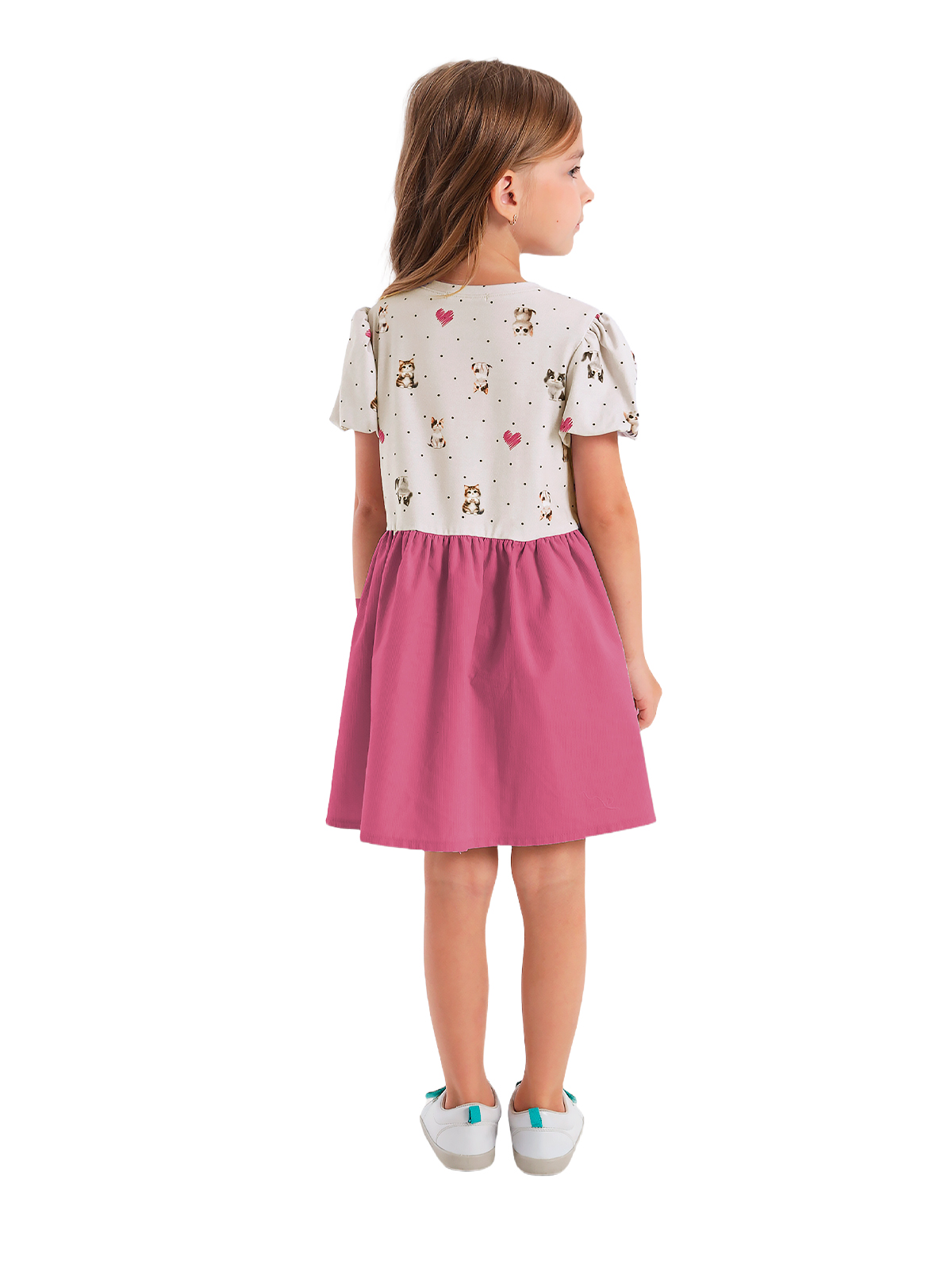 Платье для девочки О57306 | Детская одежда оптом от производителя купить в Москве и по России ★★★  Оптовый магазин детской одежды «Карамелли»