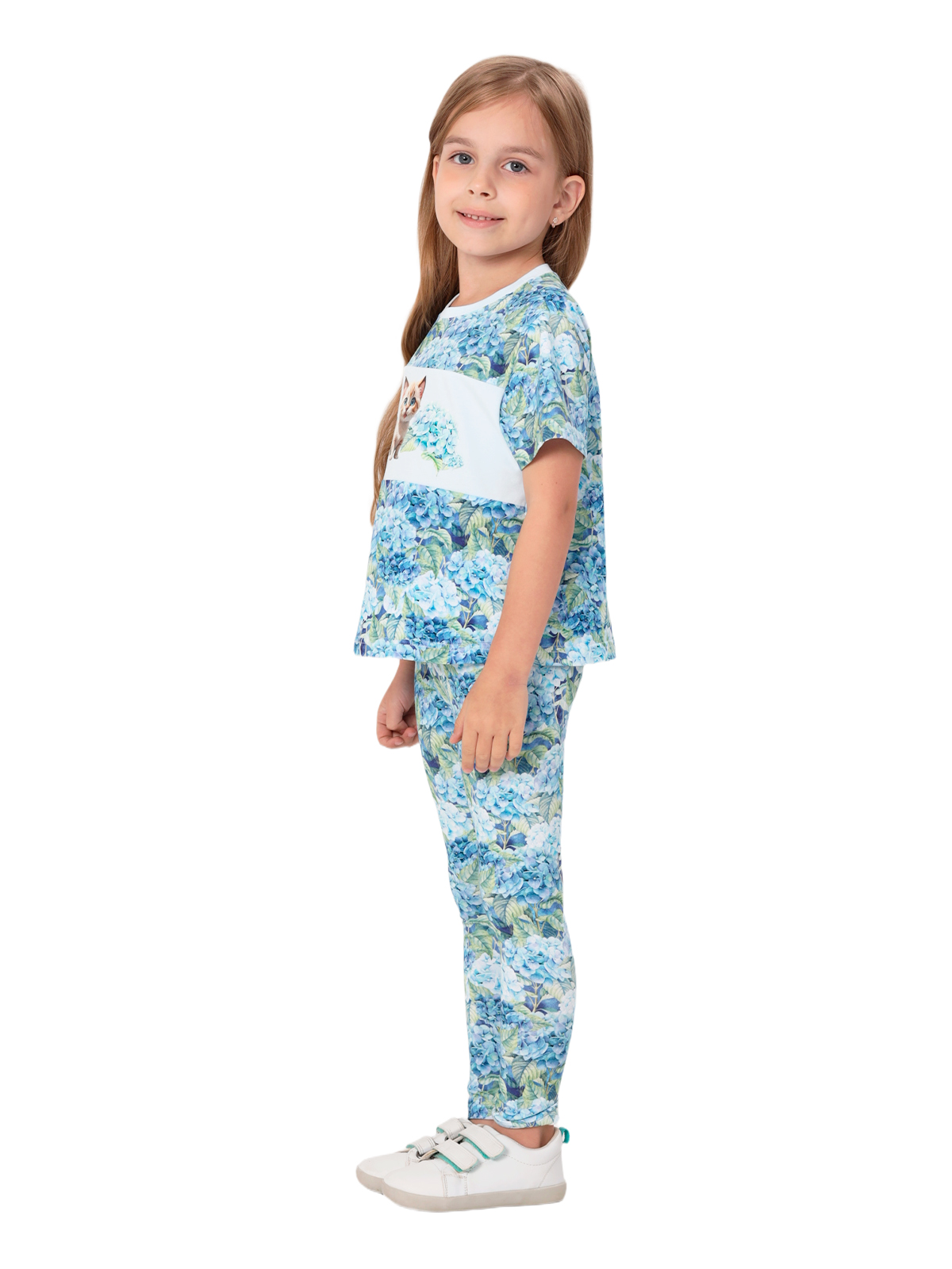 Брюки для девочки О57245 | Детская одежда оптом от производителя купить в Москве и по России ★★★  Оптовый магазин детской одежды «Карамелли»