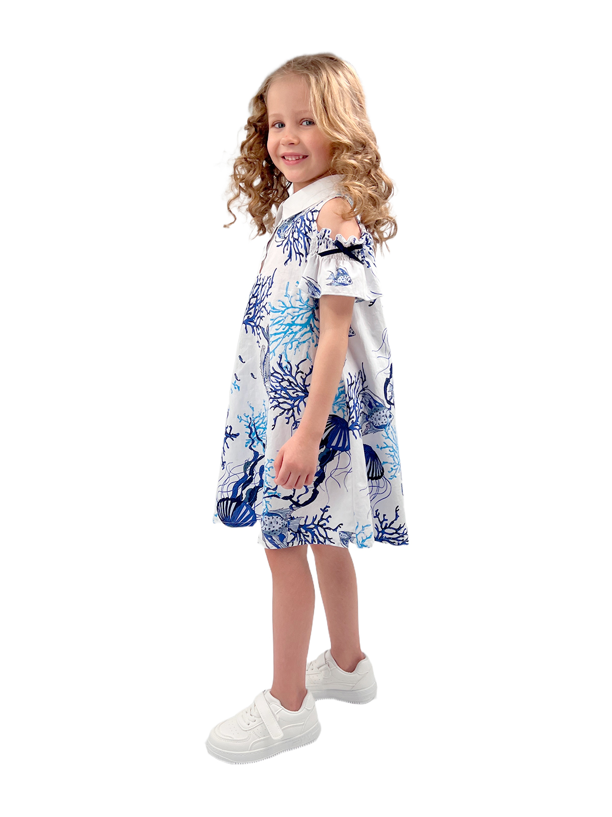 Платье для девочки О57426 | Детская одежда оптом от производителя купить в Москве и по России ★★★  Оптовый магазин детской одежды «Карамелли»