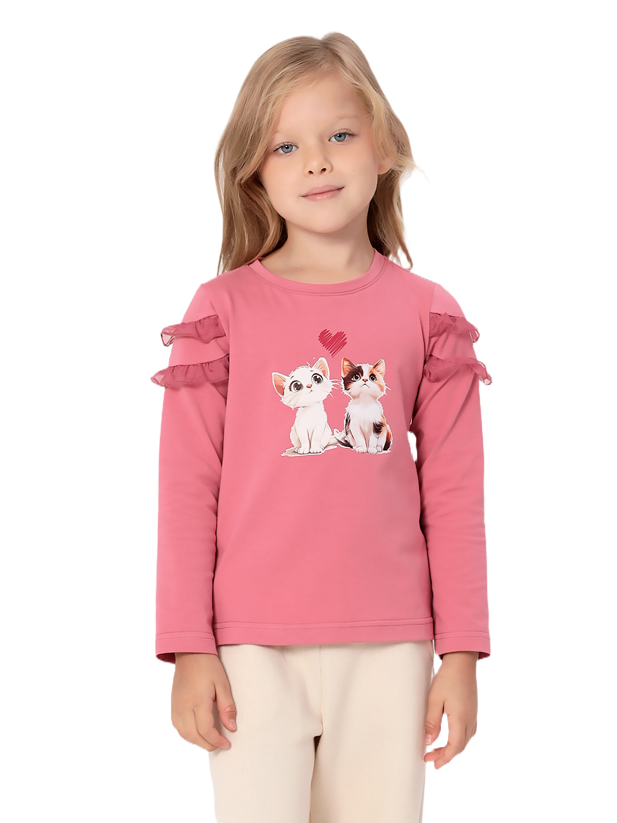 Джемпер для девочки О57307 | Детская одежда оптом от производителя купить в Москве и по России ★★★  Оптовый магазин детской одежды «Карамелли»