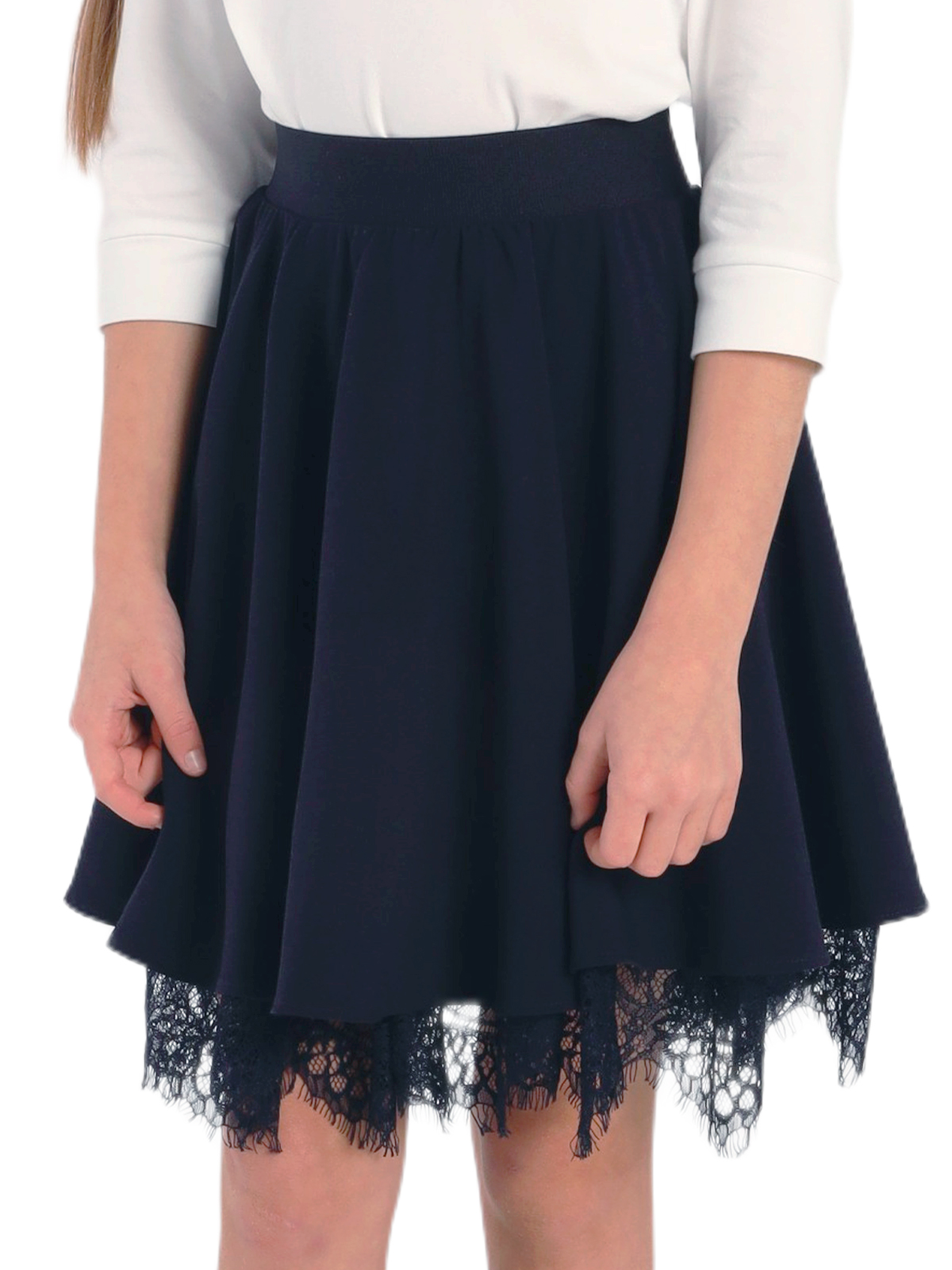 Школьная юбка для девочки О74886 | Детская одежда оптом от производителя купить в Москве и по России ★★★  Оптовый магазин детской одежды «Карамелли»