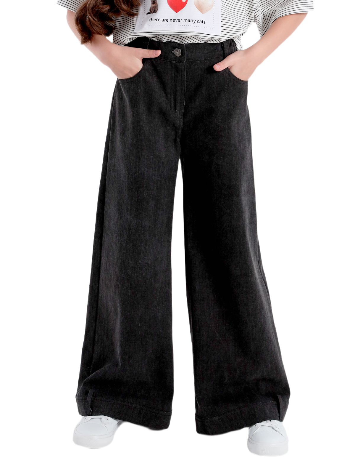 Брюки для девочки О57280 | Детская одежда оптом от производителя купить в Москве и по России ★★★  Оптовый магазин детской одежды «Карамелли»