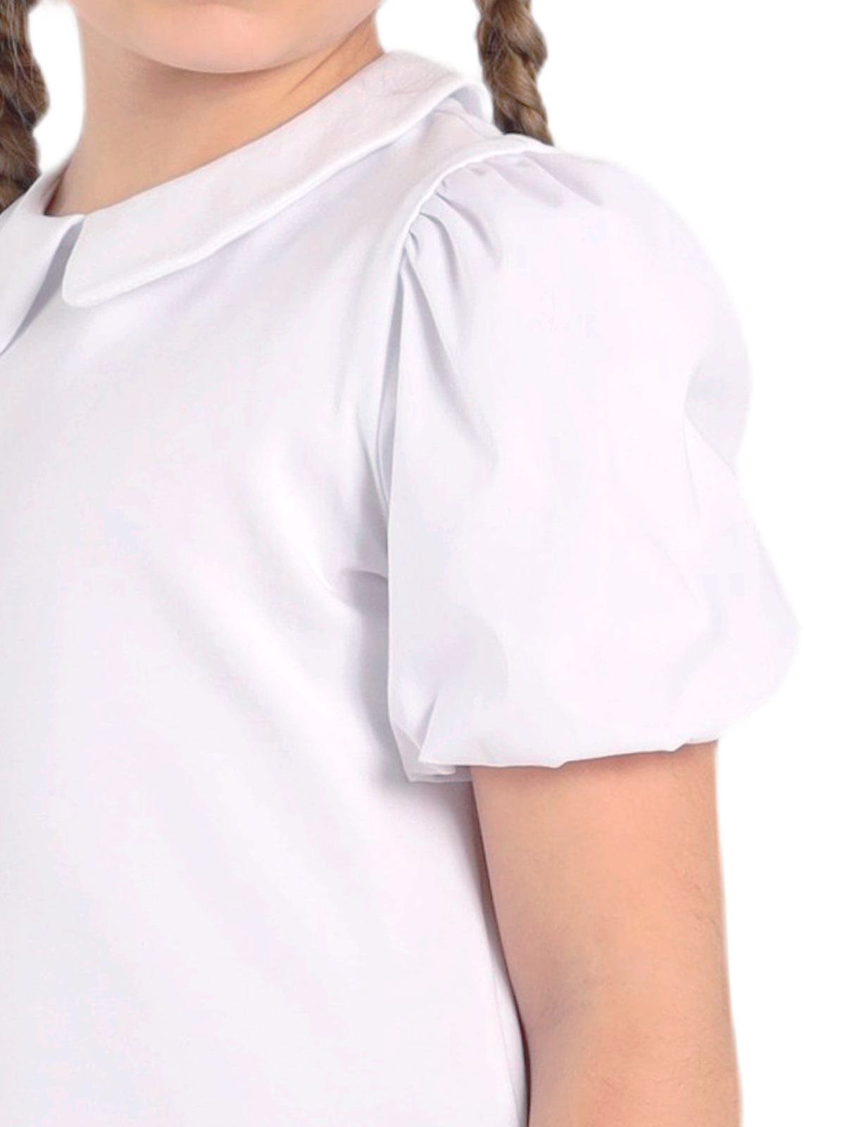 Школьная блузка для девочки О76994 | Детская одежда оптом от производителя купить в Москве и по России ★★★  Оптовый магазин детской одежды «Карамелли»