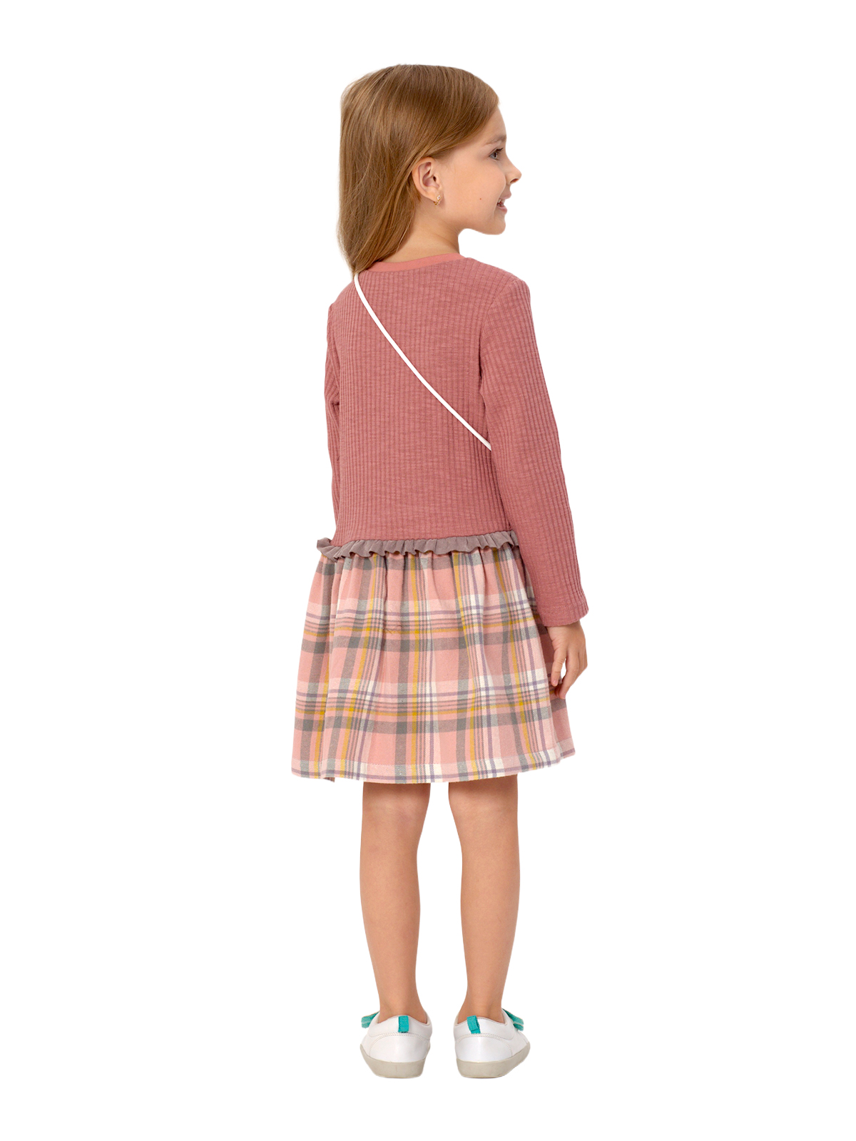 Платье для девочки О67132 | Детская одежда оптом от производителя купить в Москве и по России ★★★  Оптовый магазин детской одежды «Карамелли»