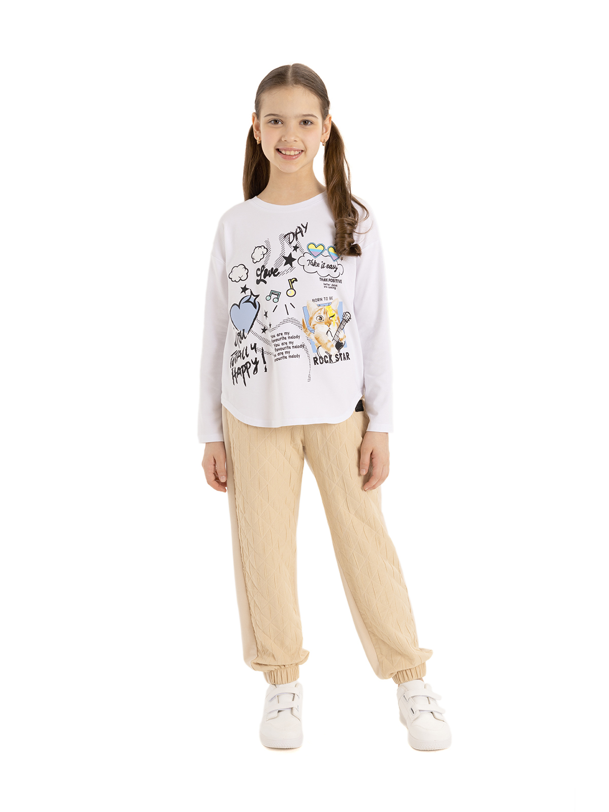 Джемпер для девочки О66231 | Детская одежда оптом от производителя купить в Москве и по России ★★★  Оптовый магазин детской одежды «Карамелли»