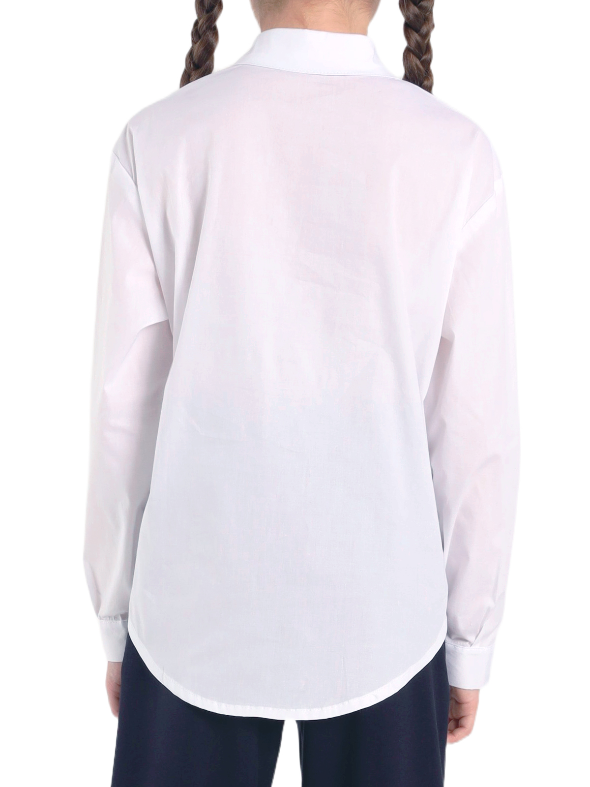 Школьная блузка для девочки О76983 | Детская одежда оптом от производителя купить в Москве и по России ★★★  Оптовый магазин детской одежды «Карамелли»