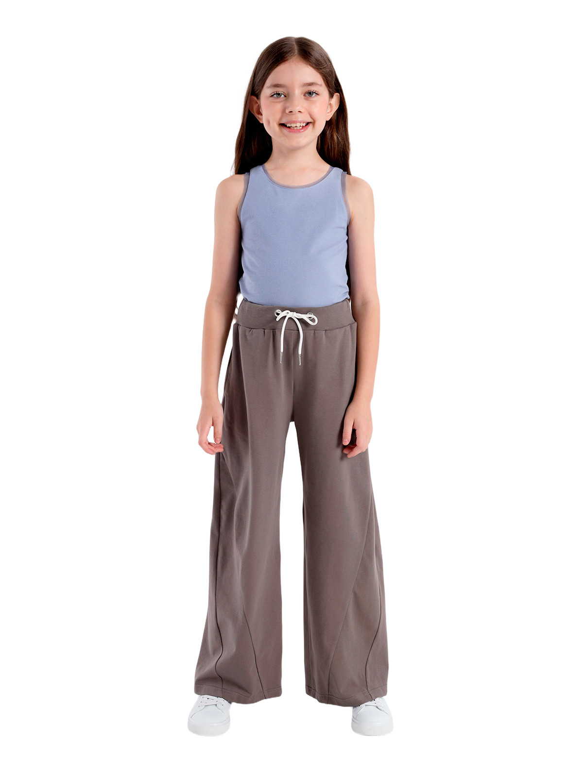 Брюки для девочки О57279 | Детская одежда оптом от производителя купить в Москве и по России ★★★  Оптовый магазин детской одежды «Карамелли»