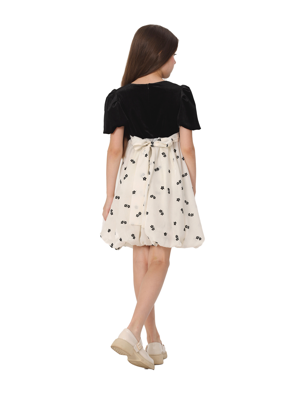 Платье для девочки О87211 | нарядная | молочный-черный |  | Детская одежда оптом от производителя купить в Москве и по России ★★★  Оптовый магазин детской одежды «Карамелли» Платье для девочки О87211 | Детская одежда оптом от производителя купить в Москве и по России ★★★  Оптовый магазин детской одежды «Карамелли»