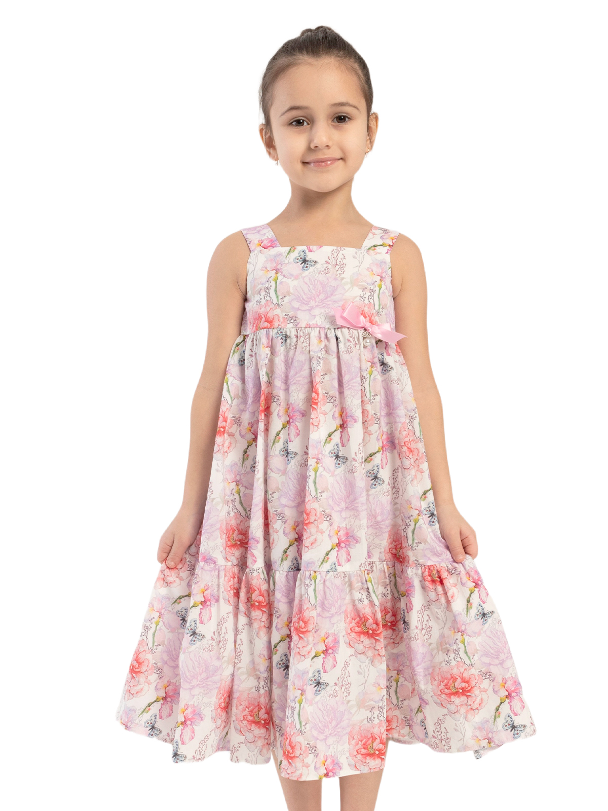 Сарафан для девочки О57397 | Детская одежда оптом от производителя купить в Москве и по России ★★★  Оптовый магазин детской одежды «Карамелли»