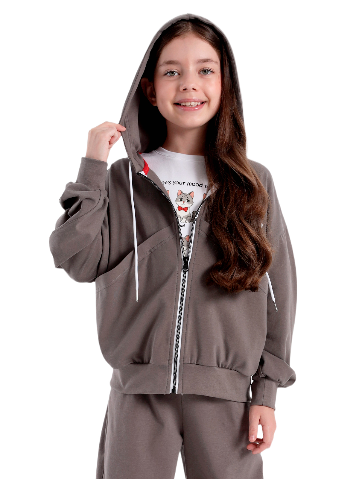 Джемпер для девочки О57278 | Детская одежда оптом от производителя купить в Москве и по России ★★★  Оптовый магазин детской одежды «Карамелли»