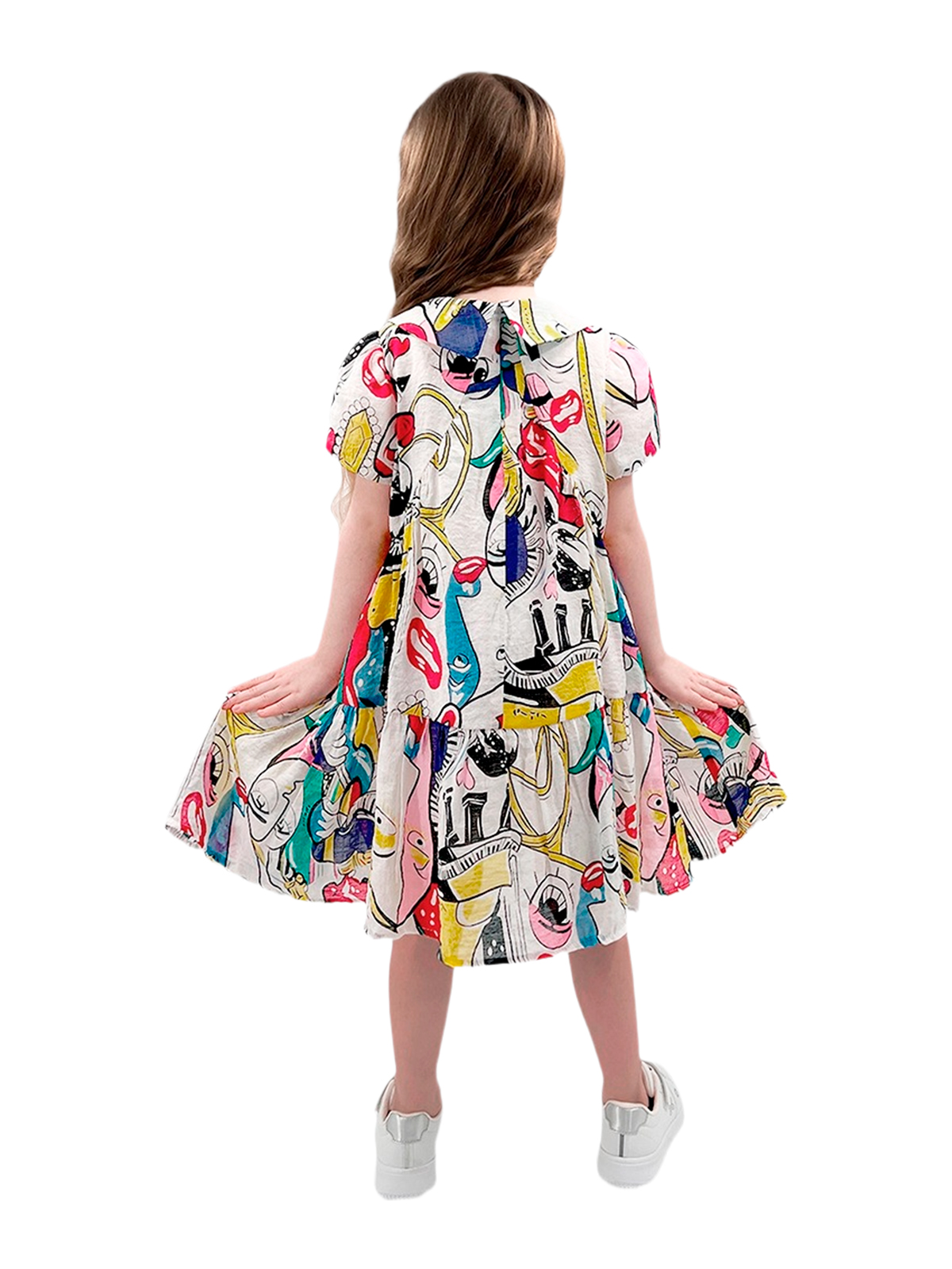 Платье для девочки О57230 | Детская одежда оптом от производителя купить в Москве и по России ★★★  Оптовый магазин детской одежды «Карамелли»