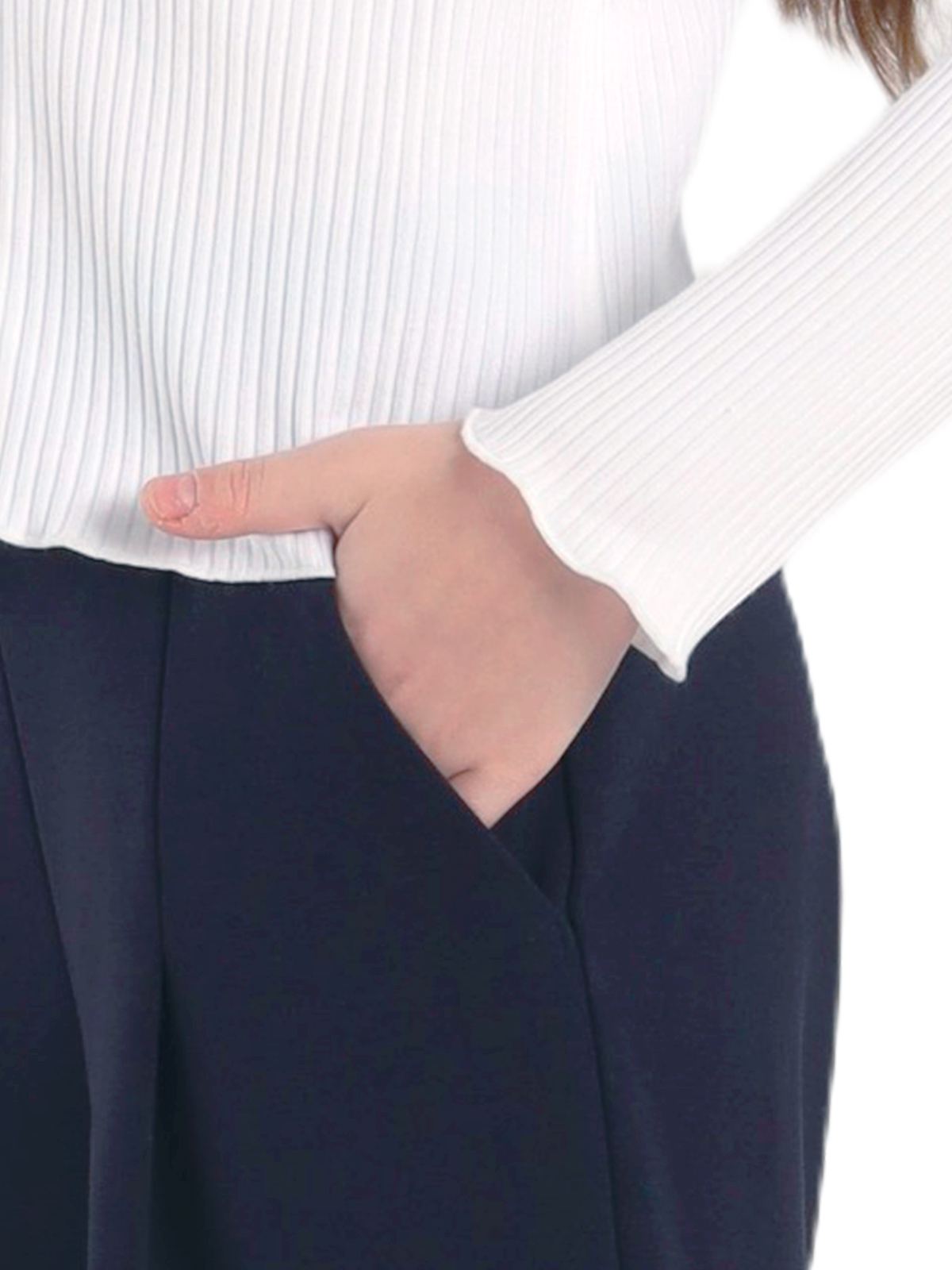 Школьная блузка для девочки О77024 | Детская одежда оптом от производителя купить в Москве и по России ★★★  Оптовый магазин детской одежды «Карамелли»