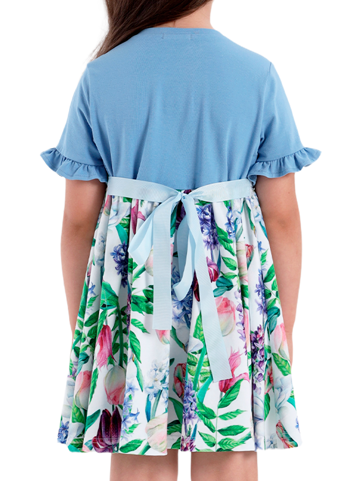 Платье для девочки О57226 | Детская одежда оптом от производителя купить в Москве и по России ★★★  Оптовый магазин детской одежды «Карамелли»