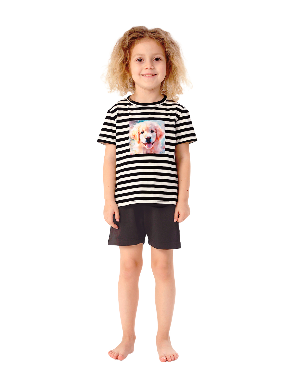 Пижама для девочки 06093 | Детская одежда оптом от производителя купить в Москве и по России ★★★  Оптовый магазин детской одежды «Карамелли»