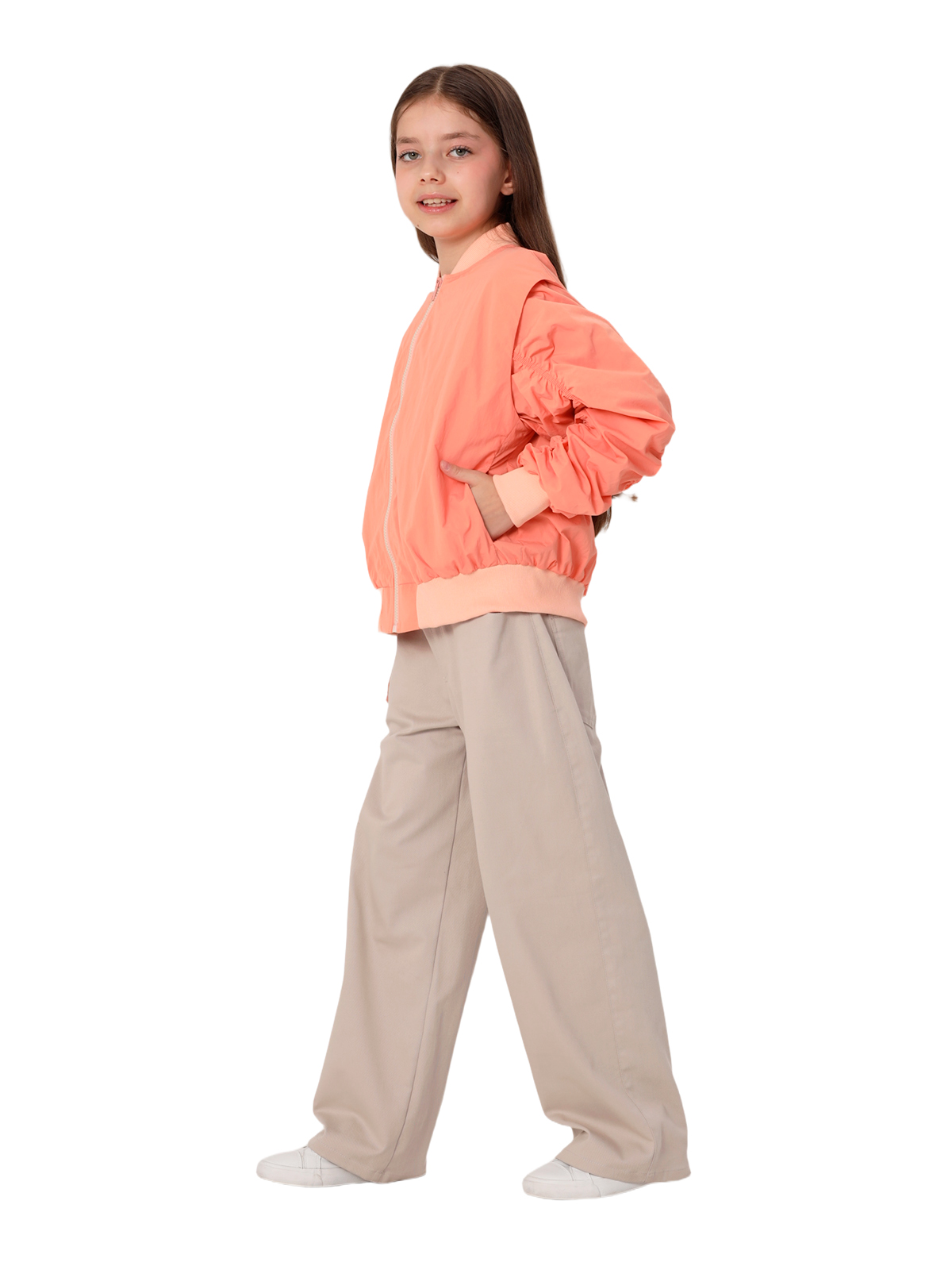 Куртка для девочки О57272 | Детская одежда оптом от производителя купить в Москве и по России ★★★  Оптовый магазин детской одежды «Карамелли»