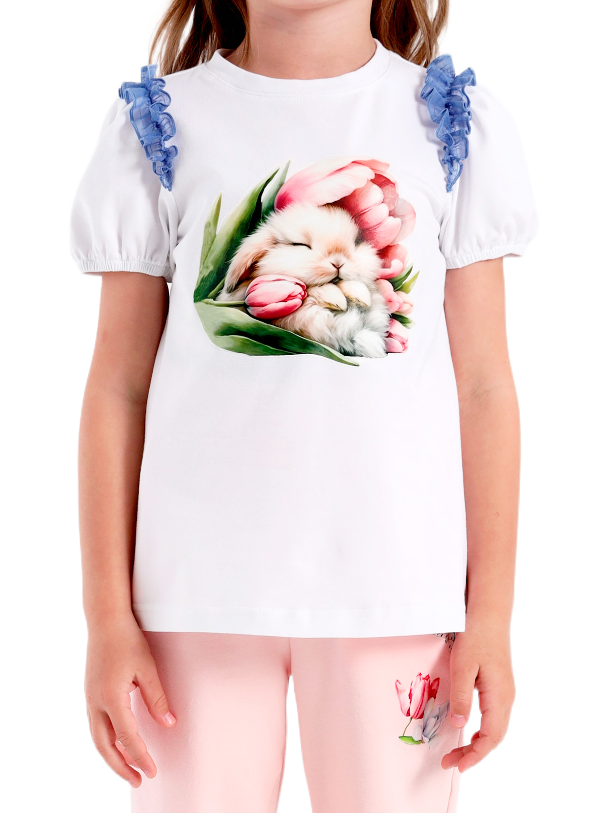 Блузка для девочки О57237 | Детская одежда оптом от производителя купить в Москве и по России ★★★  Оптовый магазин детской одежды «Карамелли»