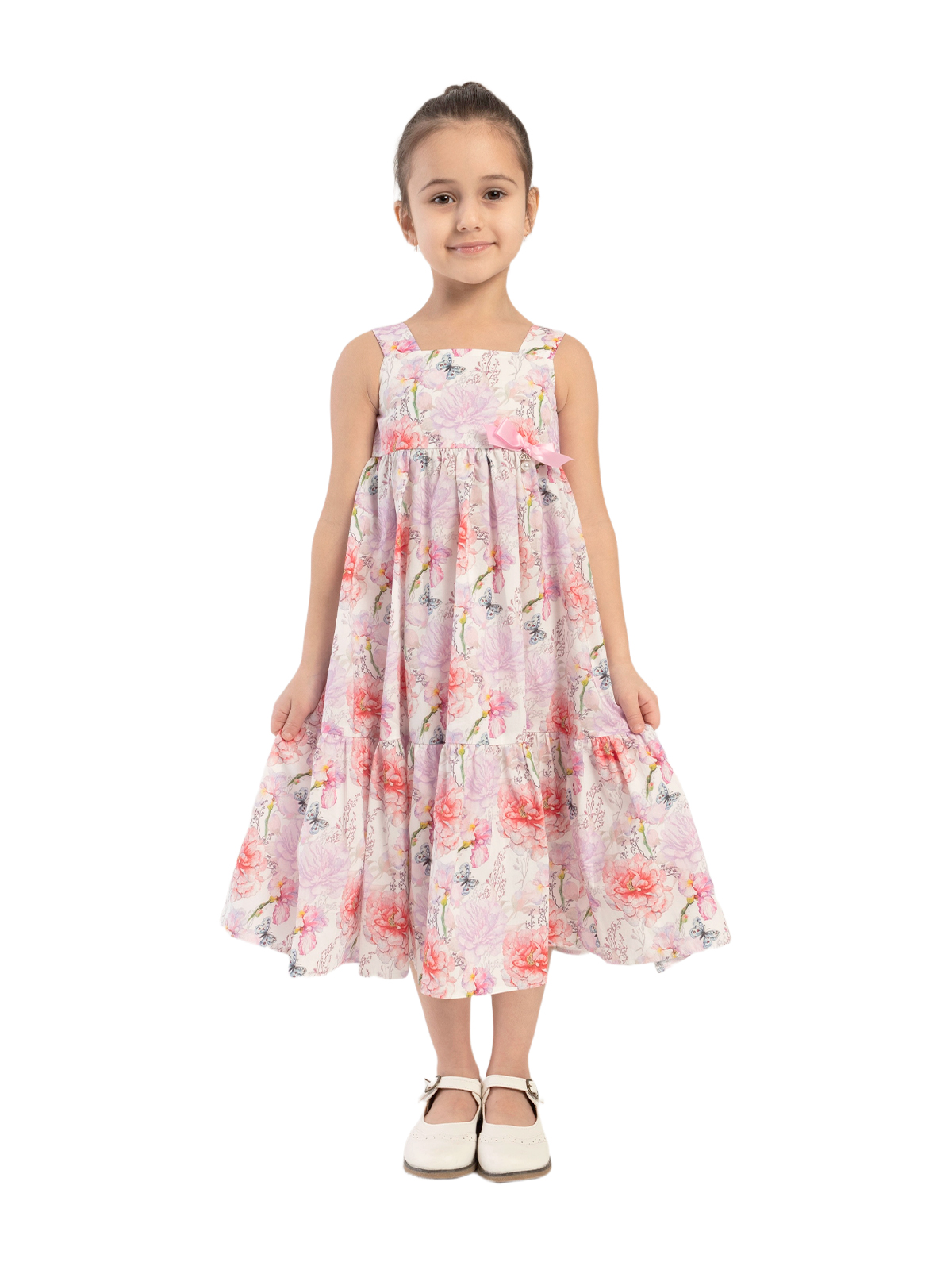 Сарафан для девочки О57397 | Детская одежда оптом от производителя купить в Москве и по России ★★★  Оптовый магазин детской одежды «Карамелли»